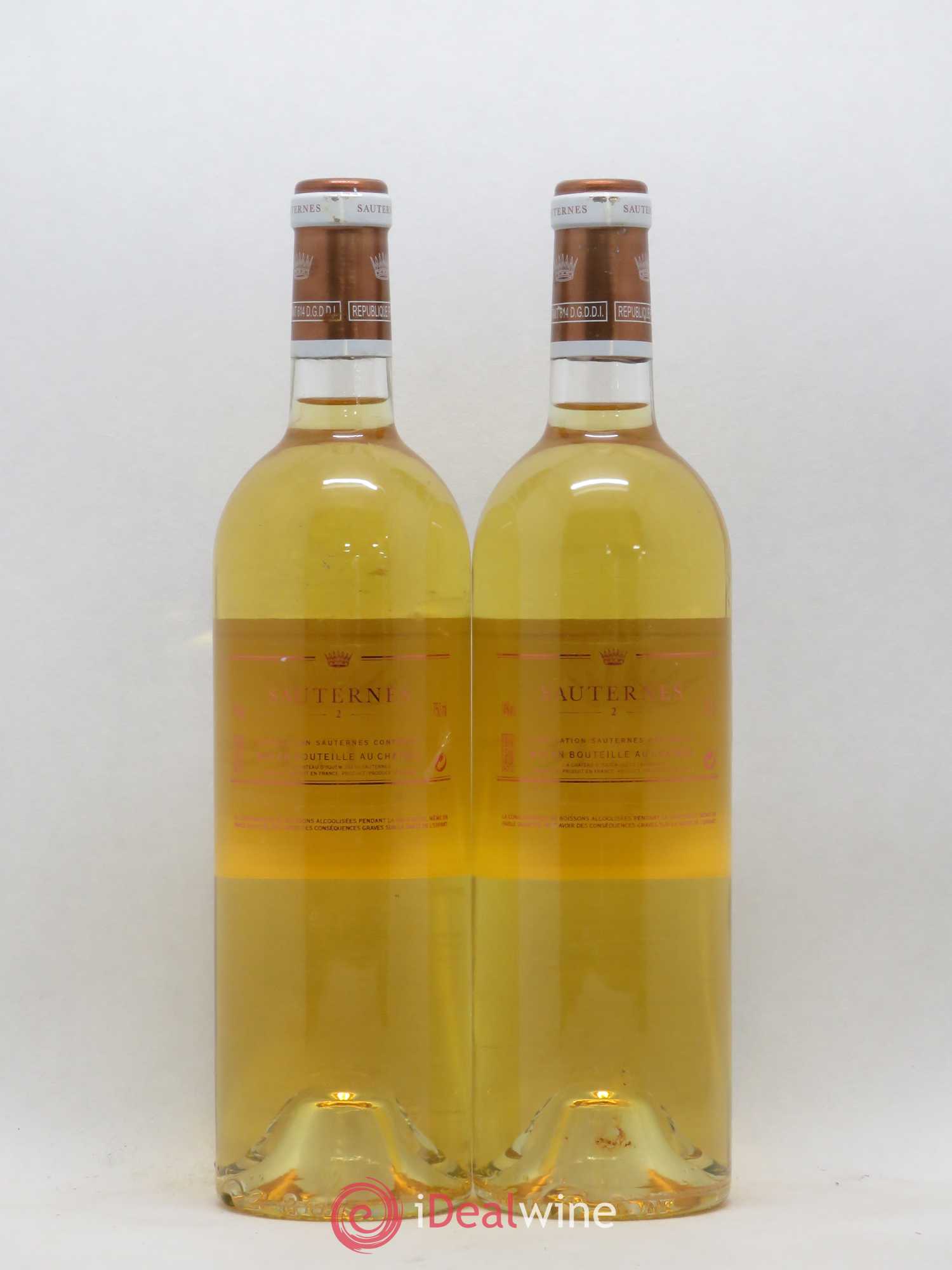 Sauternes Numéro 2 - Lotto di 2 bottiglie - 1