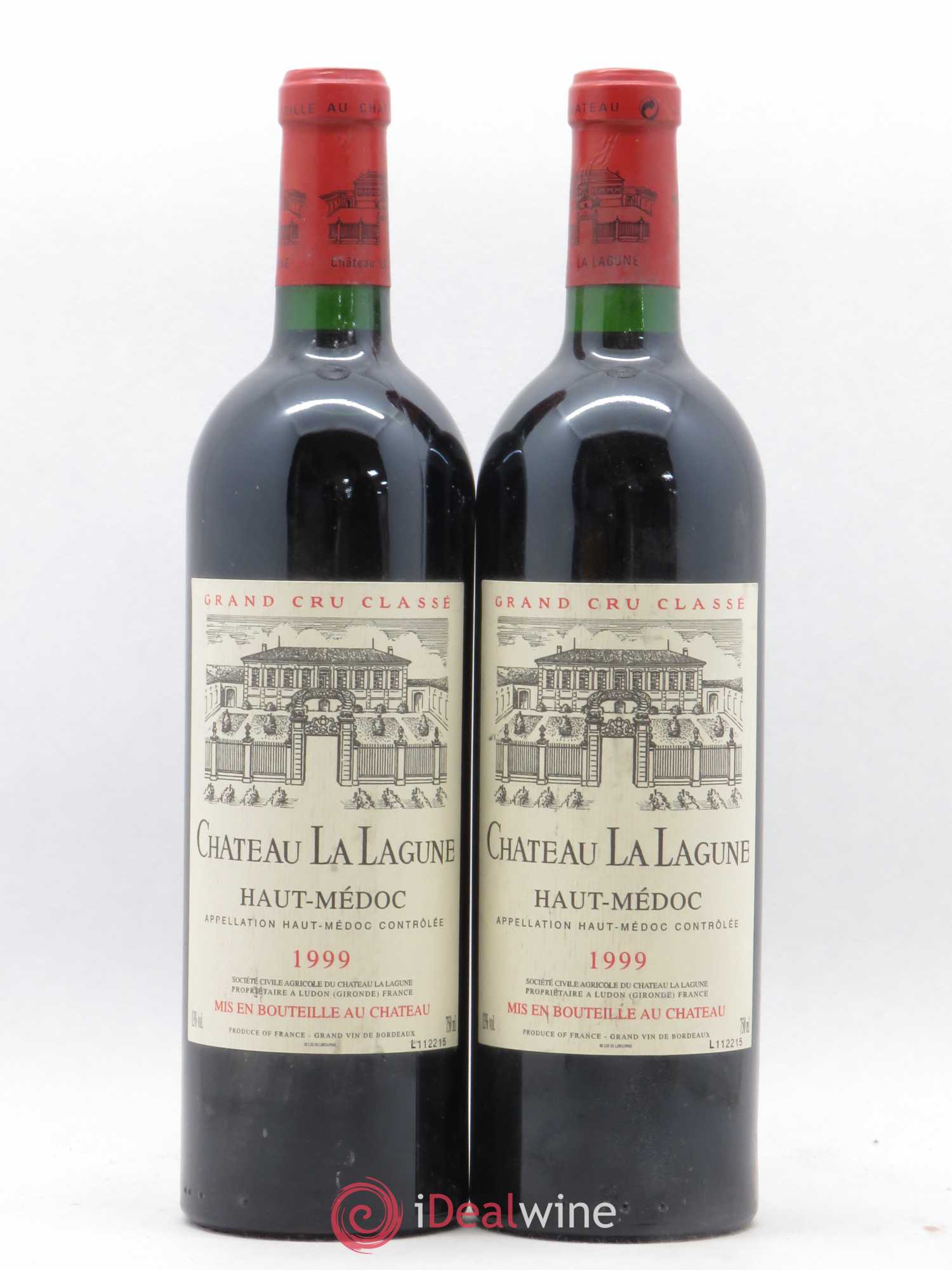 Château la Lagune 3ème Grand Cru Classé 1999 - Lot de 2 bouteilles - 0