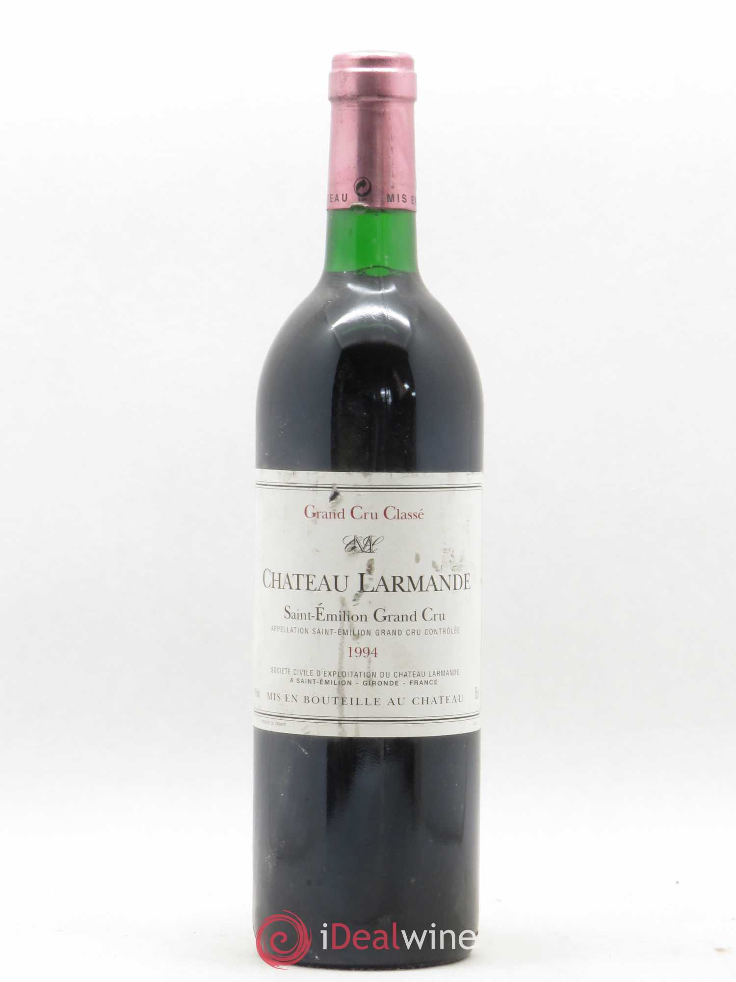 Château Larmande Grand Cru Classé 1994 - Lot de 1 bouteille - 0