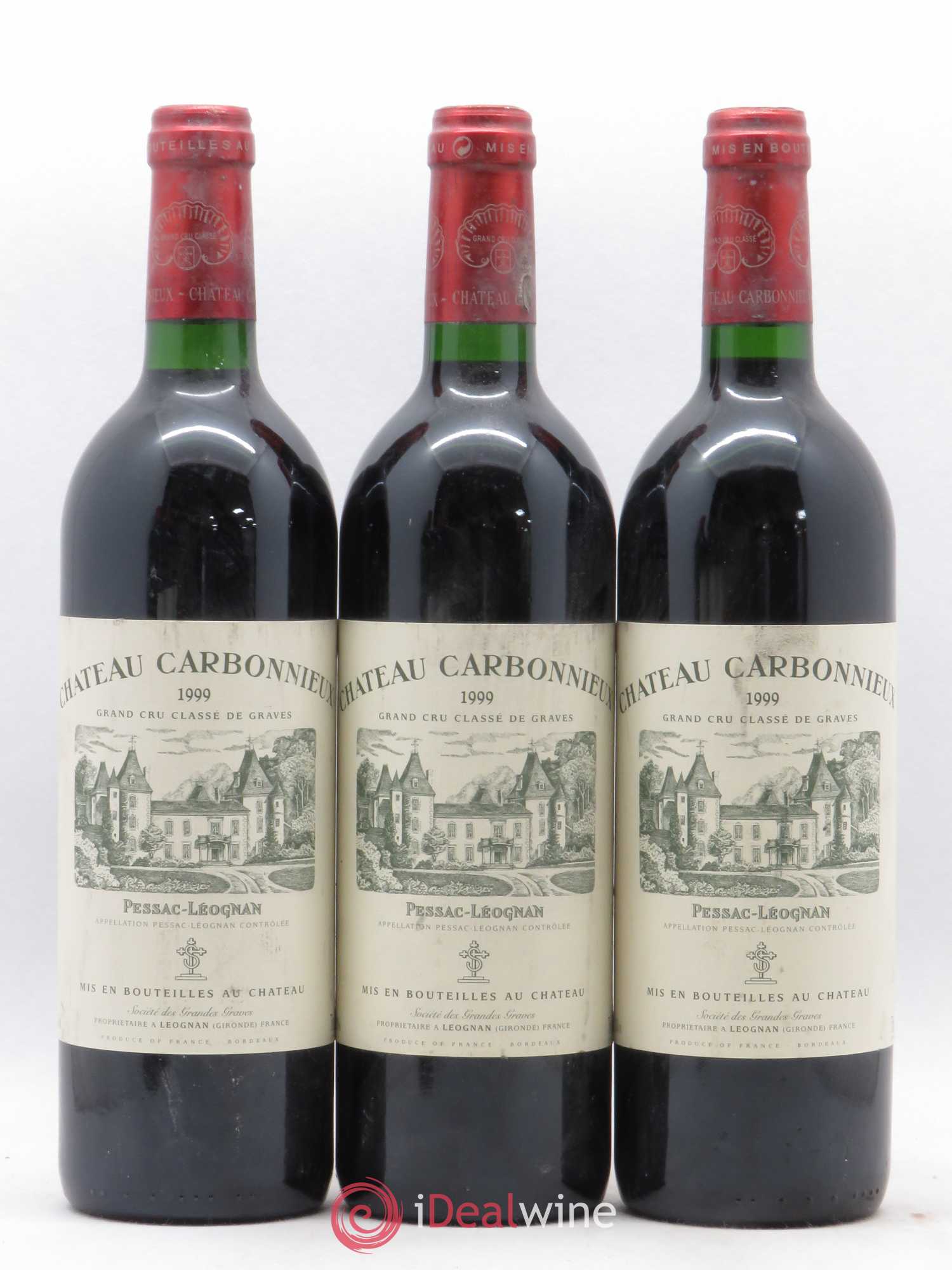 Château Carbonnieux Cru Classé de Graves 1999 - Lot de 6 bouteilles - 2