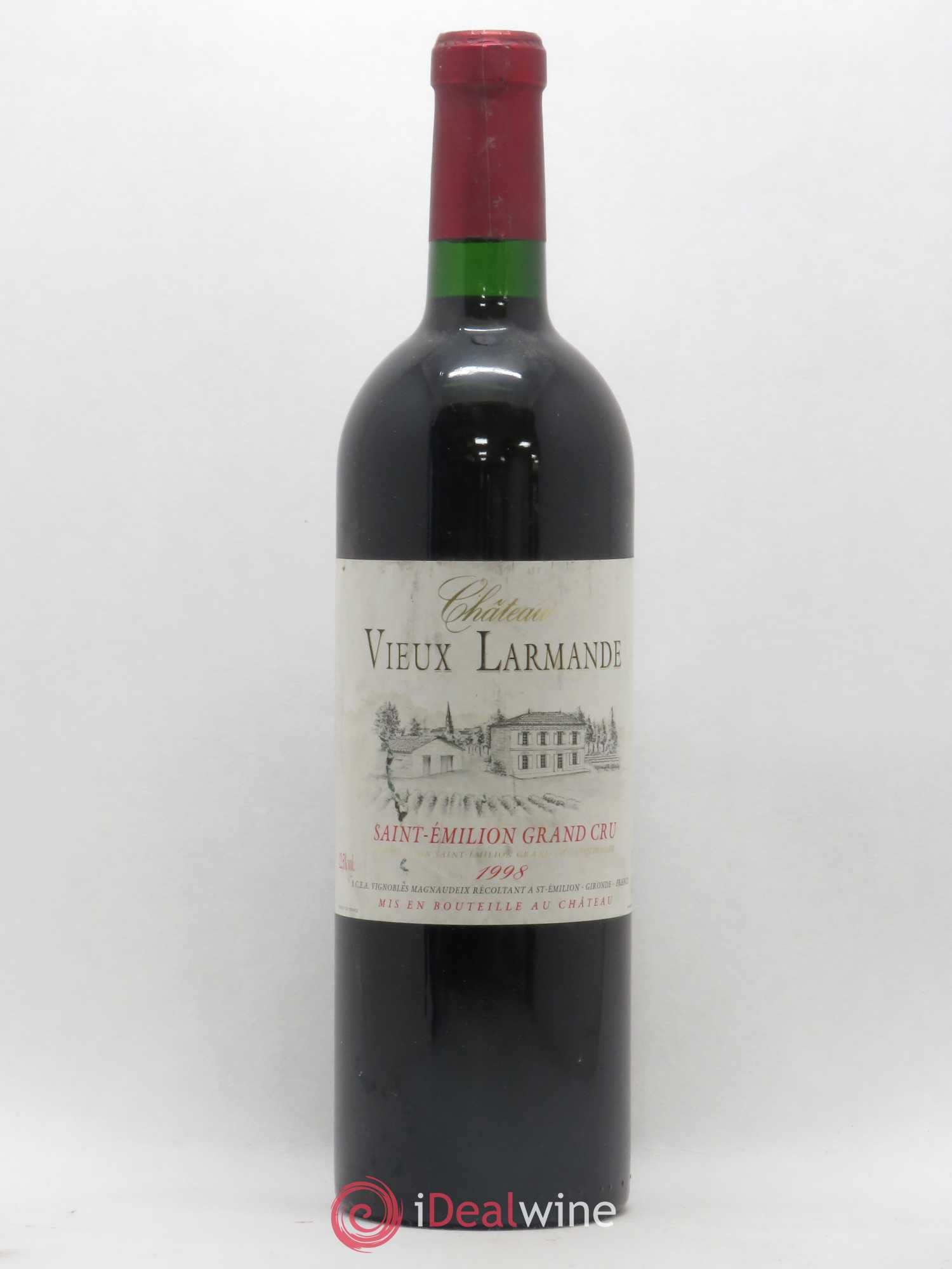 Saint-Émilion Château Vieux Larmande 1998 - Lot de 1 bouteille - 0