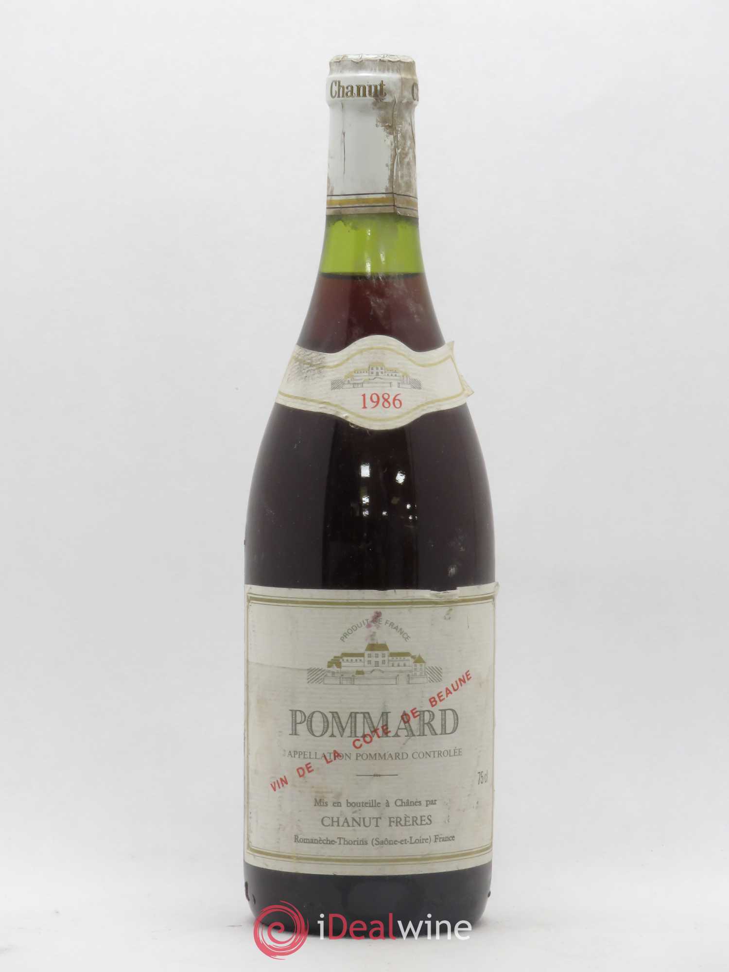 Pommard Chanut Frères 1986 - Lot de 1 bouteille - 0