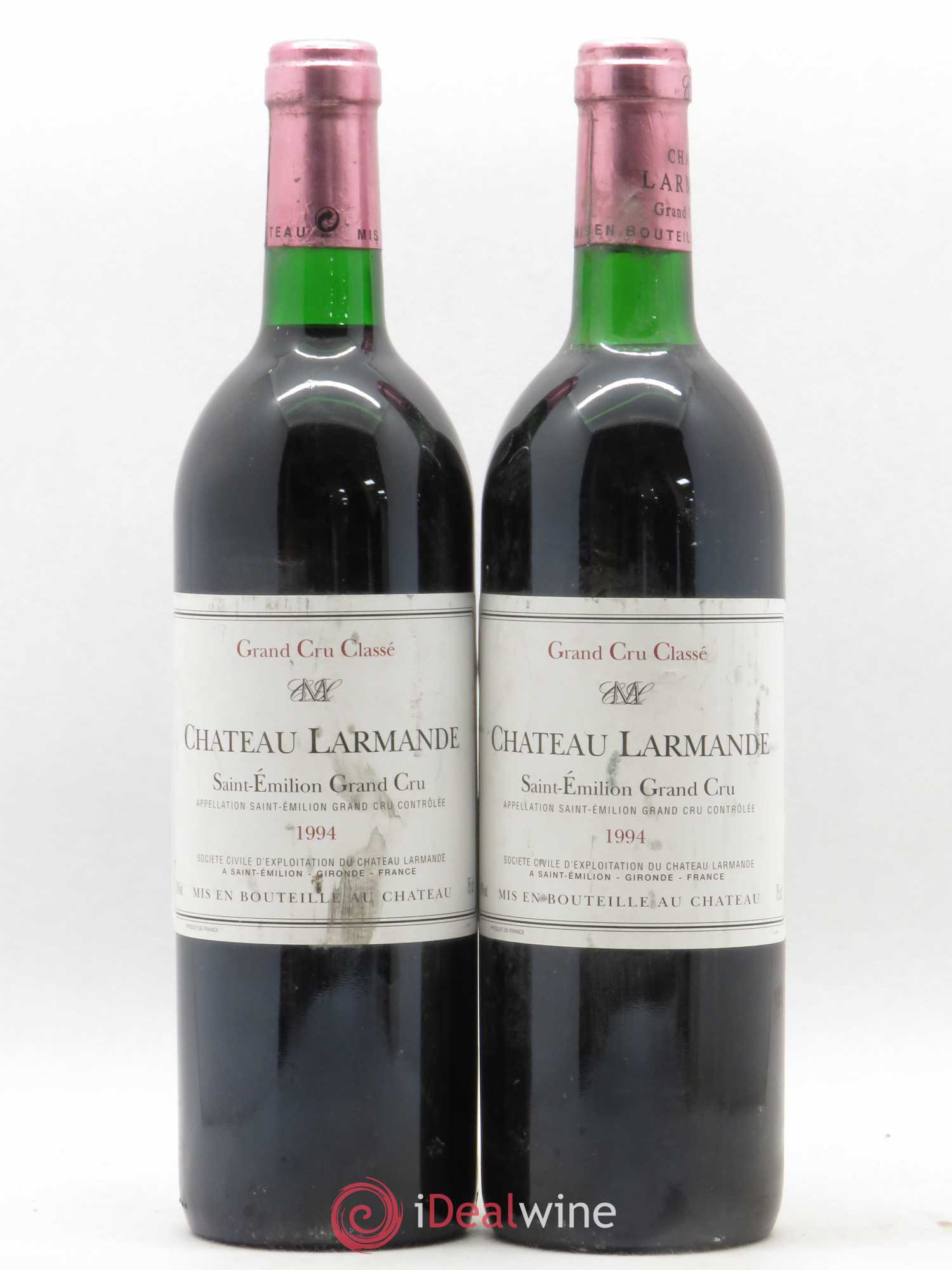 Château Larmande Grand Cru Classé 1994 - Lot of 2 bottles - 0