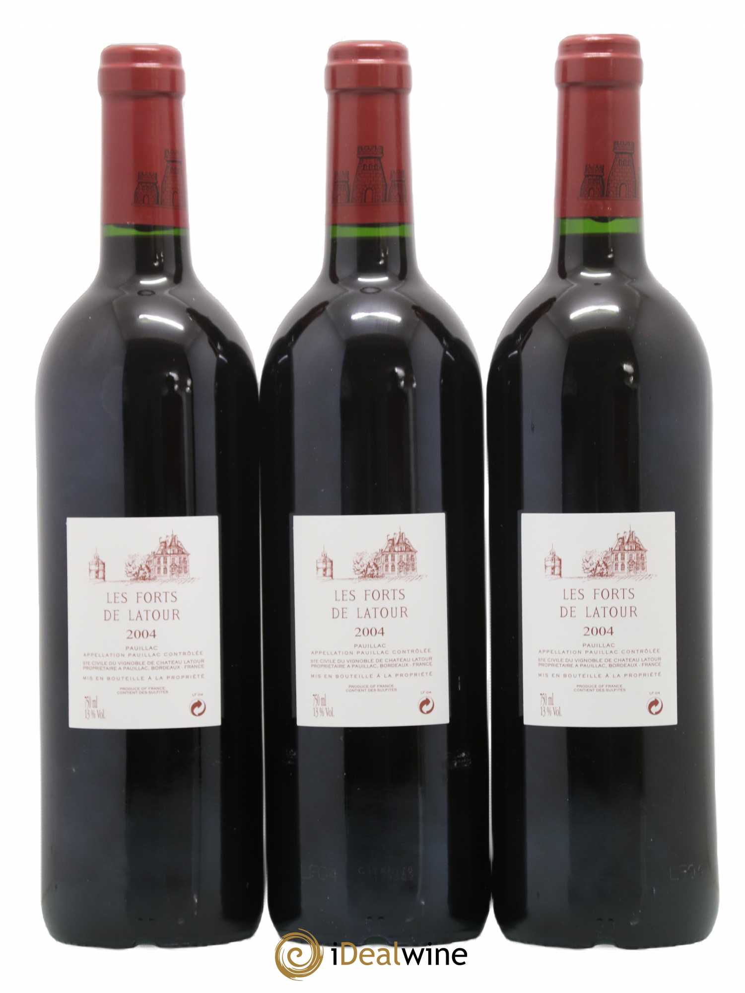 Les Forts de Latour Second Vin 2004 - Lot de 12 bouteilles - 6