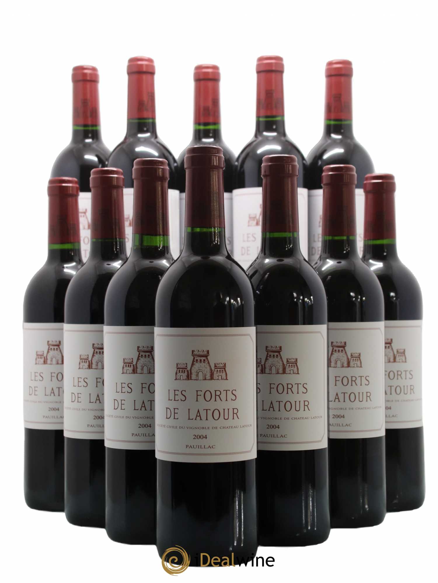 Les Forts de Latour Second Vin 2004 - Lot de 12 bouteilles - 0