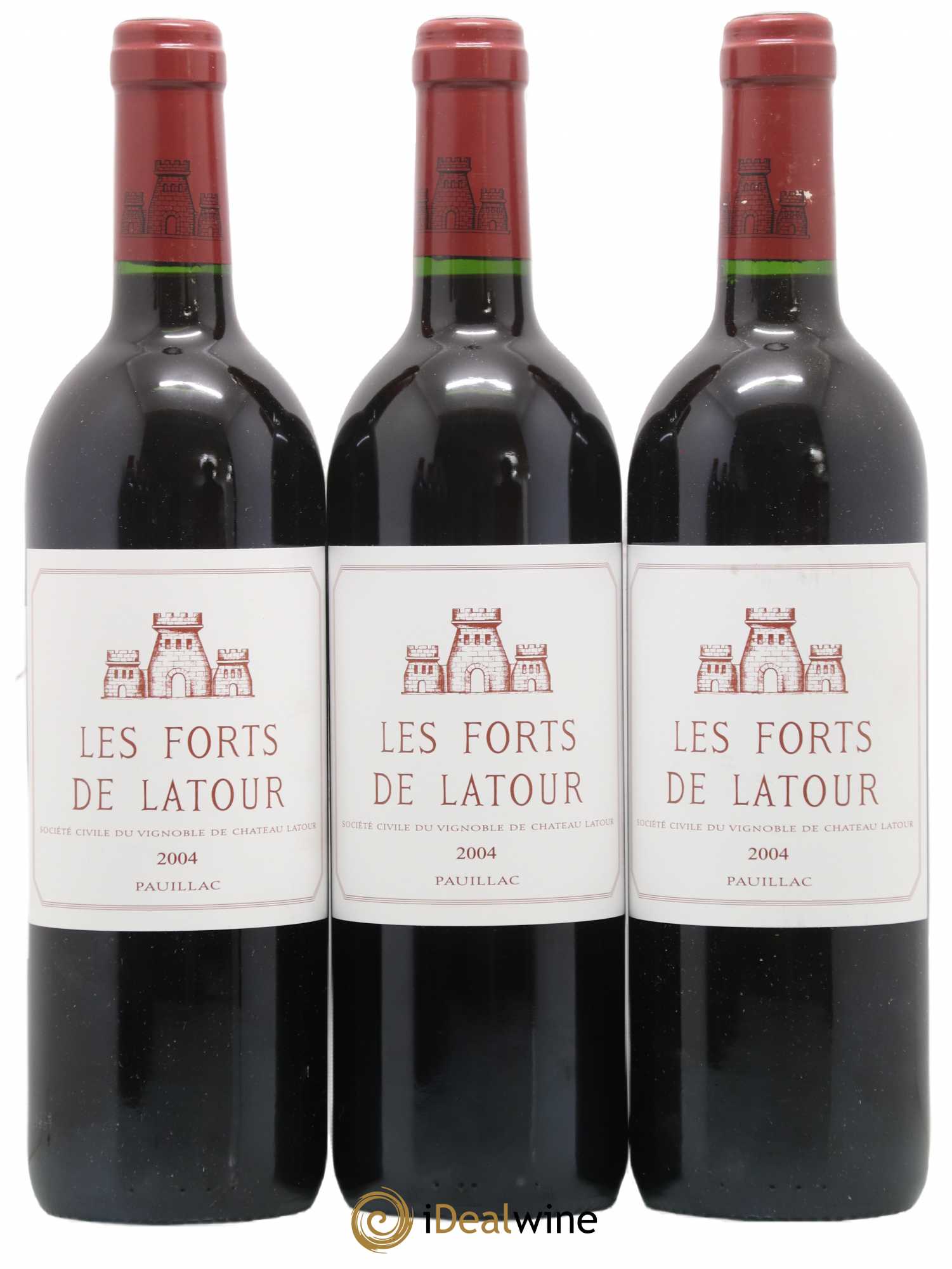 Les Forts de Latour Second Vin 2004 - Lot de 3 bouteilles - 0