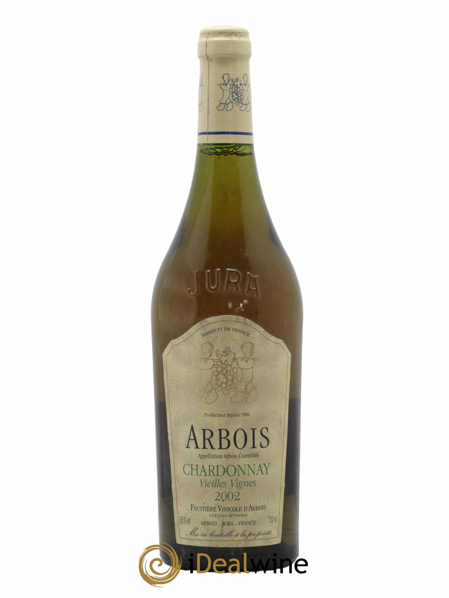 Arbois Chardonnay Vieilles Vignes Fruitière Vinicole d'Arbois 2002 - Lot de 1 bouteille - 0