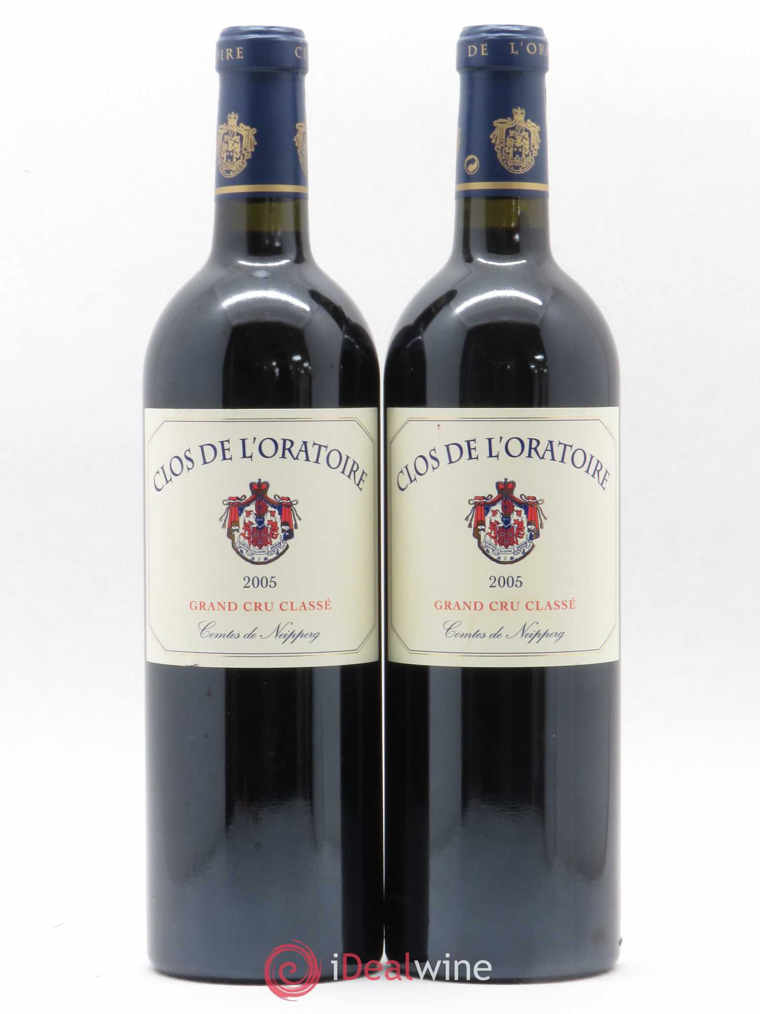 Clos de l'Oratoire Grand Cru Classé 2005 - Lot de 2 bouteilles - 0