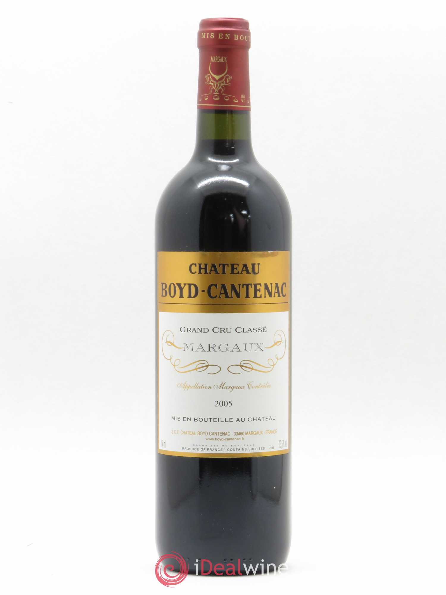 Château Boyd Cantenac 3ème Grand Cru Classé 2005 - Lot de 1 bouteille - 0