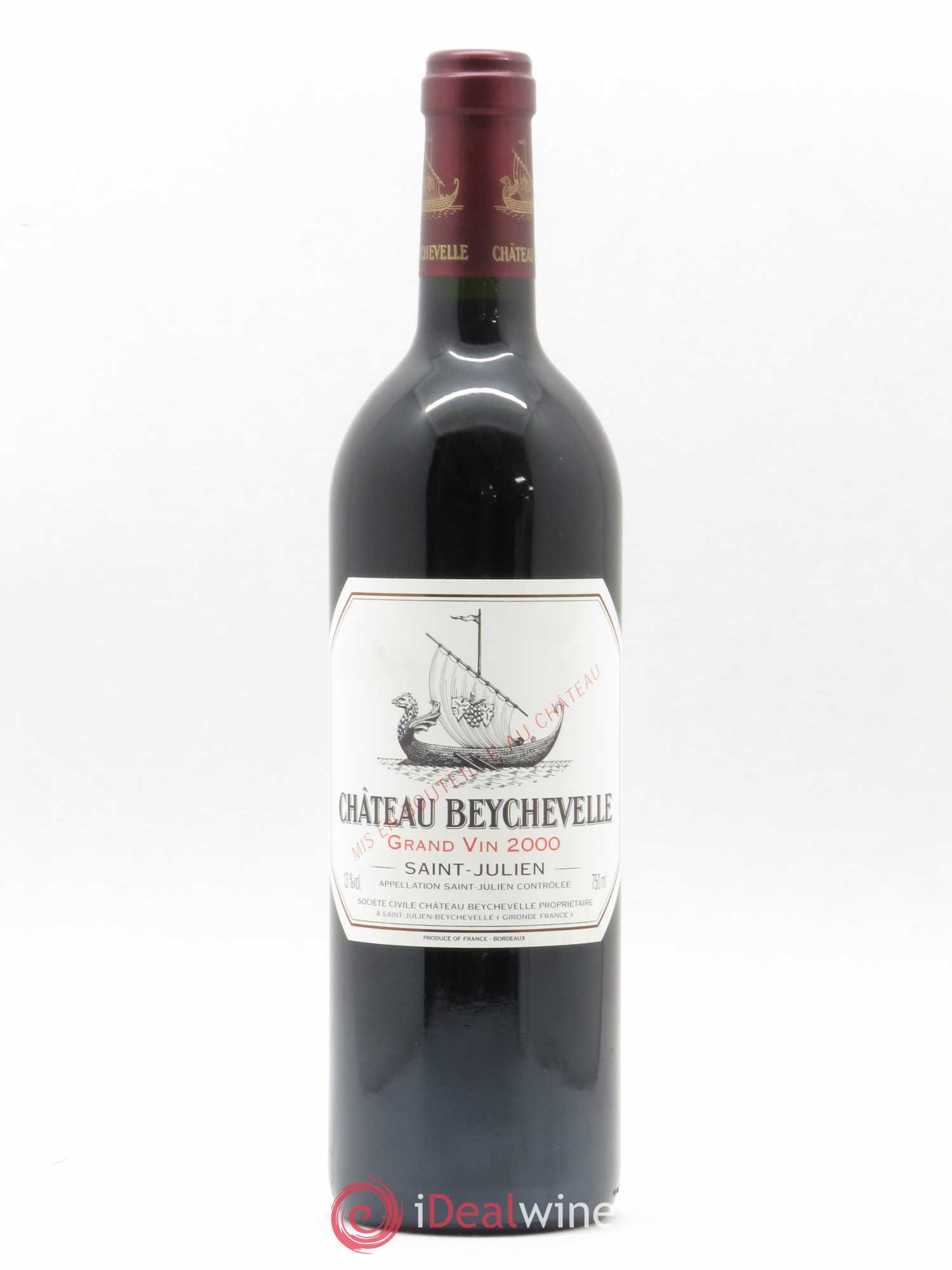 Château Beychevelle 4ème Grand Cru Classé 2000 - Lot de 1 bouteille - 0