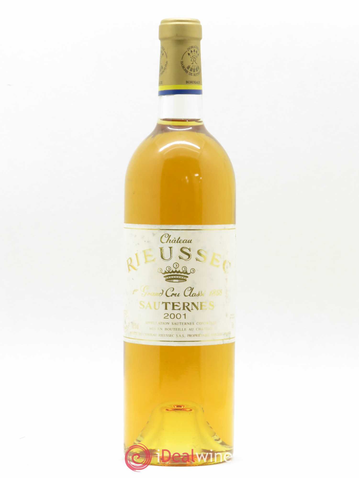 Château Rieussec 1er Grand Cru Classé 2001 - Posten von 1 Flasche - 0