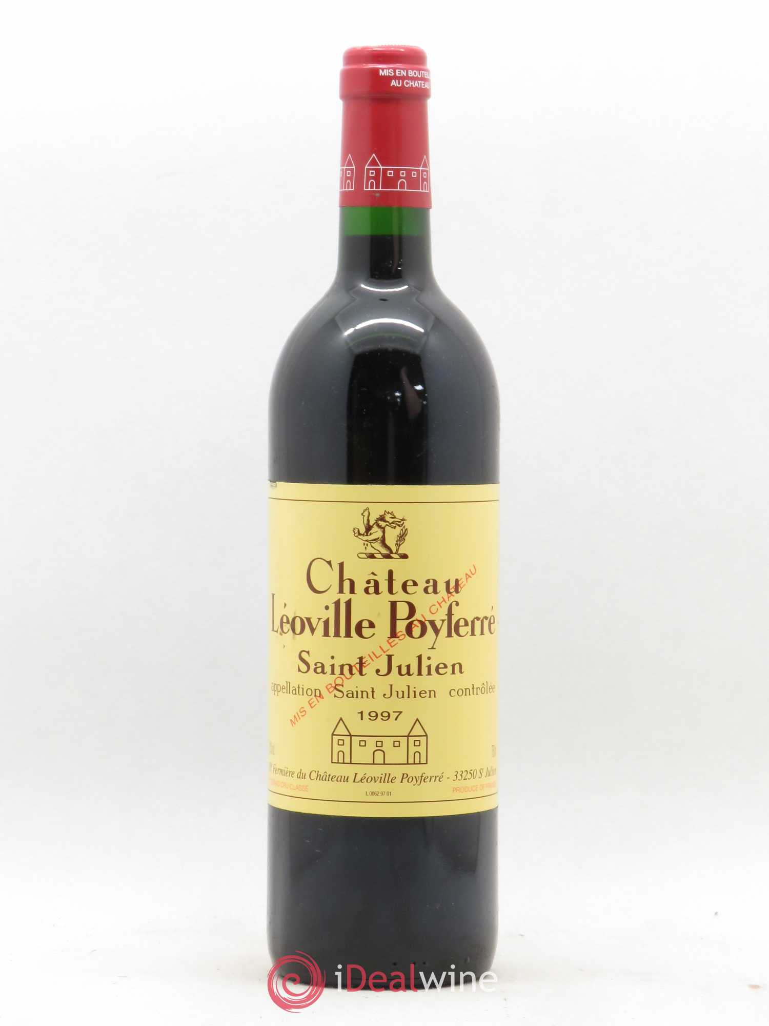 Château Léoville Poyferré 2ème Grand Cru Classé 1997 - Lot de 1 bouteille - 0