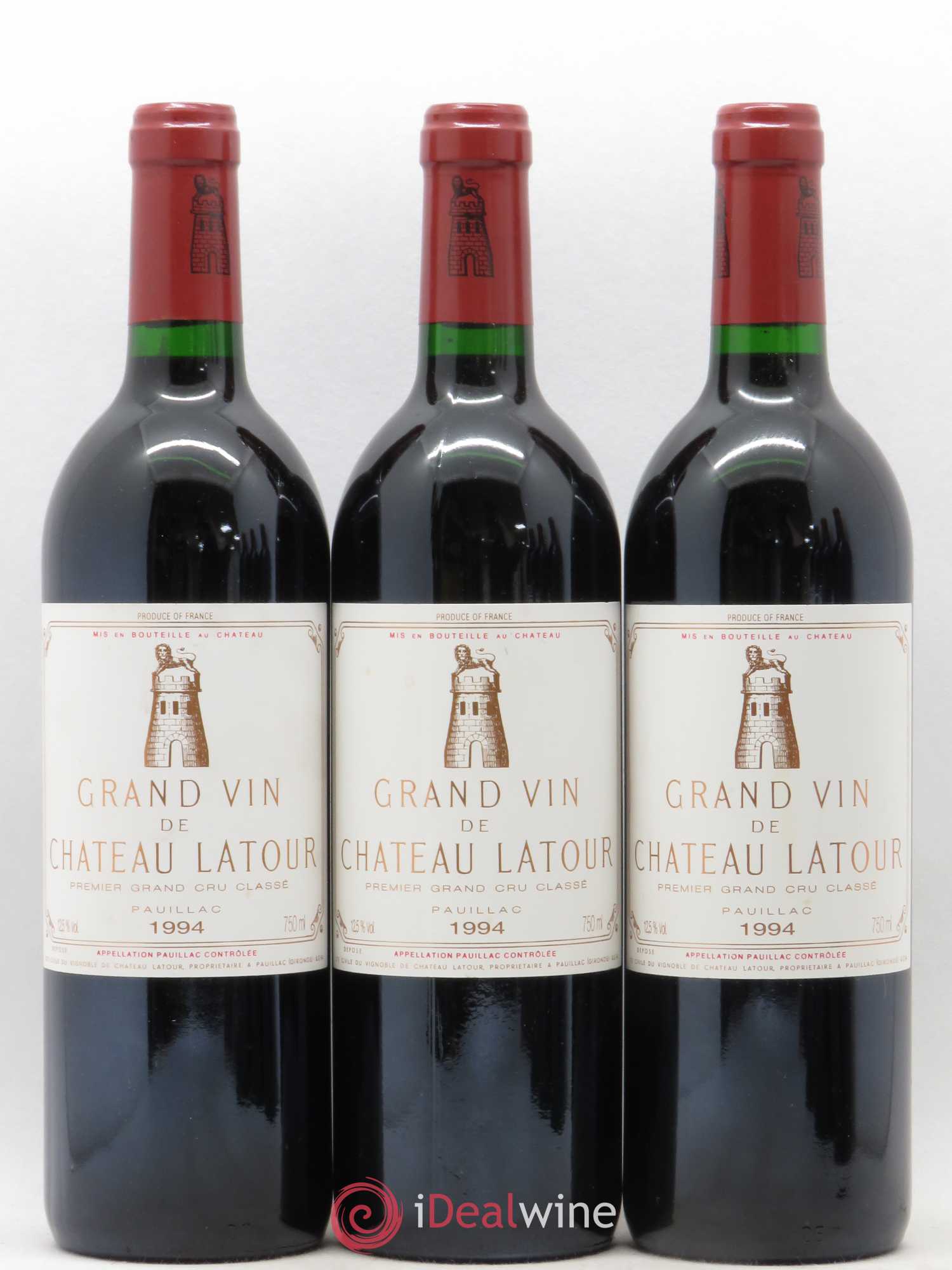 Château Latour 1er Grand Cru Classé 1994 - Lot de 6 bouteilles - 1