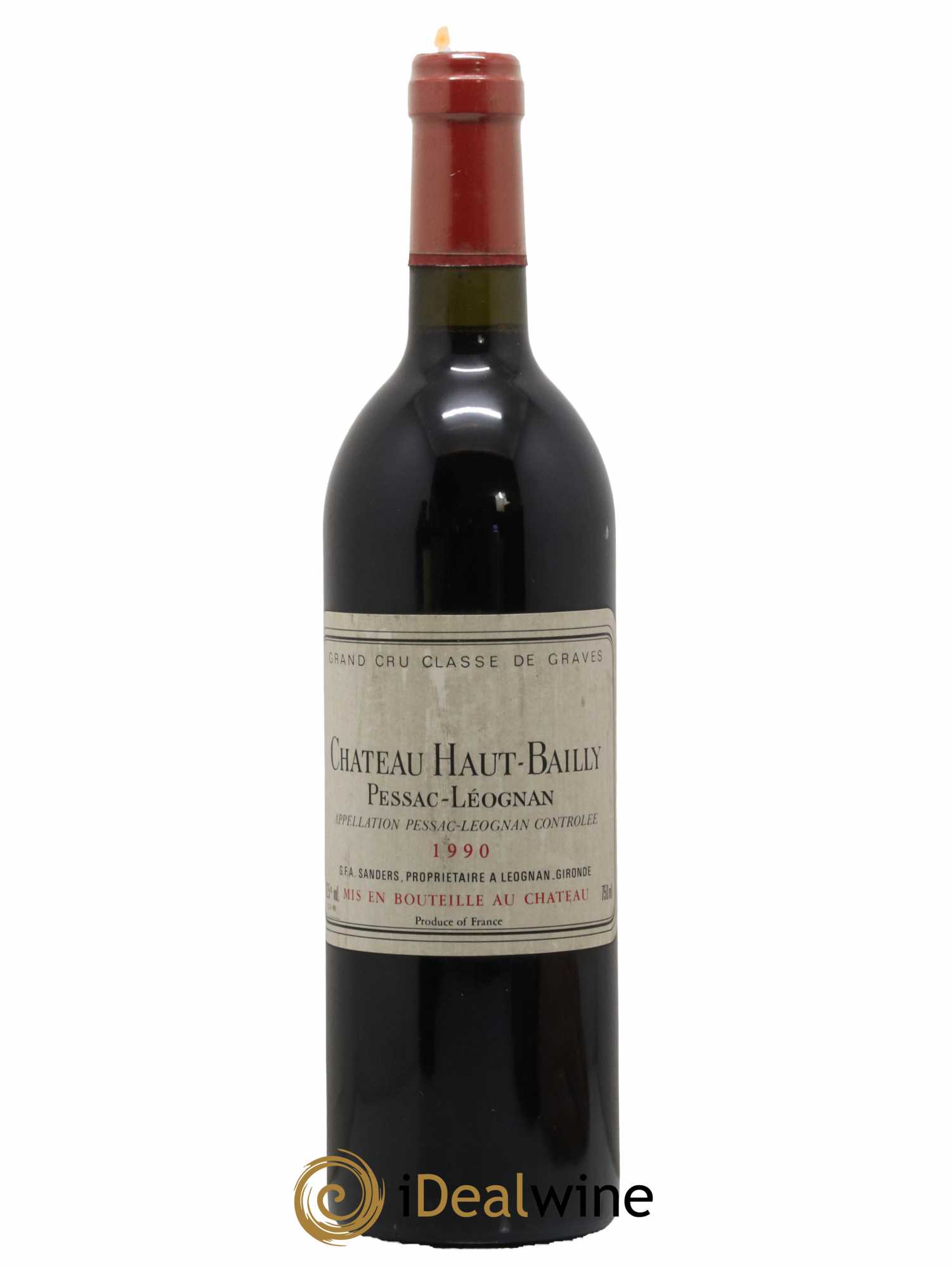 Château Haut-Bailly Cru Classé de Graves 1990 - Lot de 1 bouteille - 0