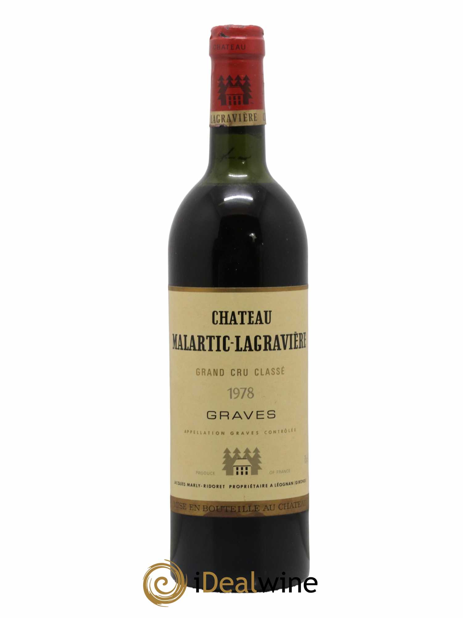 Château Malartic-Lagravière Cru Classé de Graves 1978 - Lot de 1 bouteille - 0