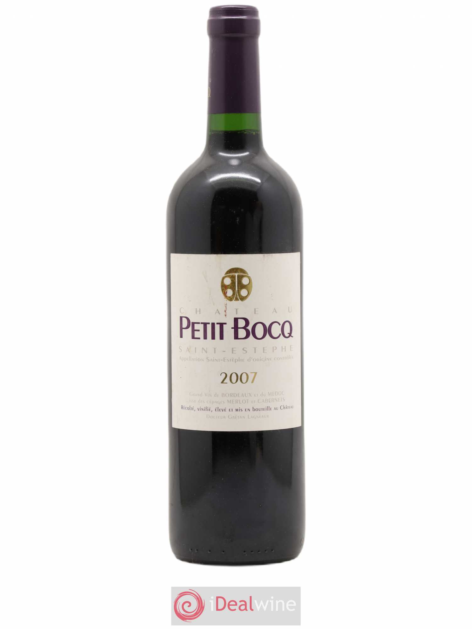 Château Petit Bocq Cru Bourgeois 2007 - Lot de 1 bouteille - 0