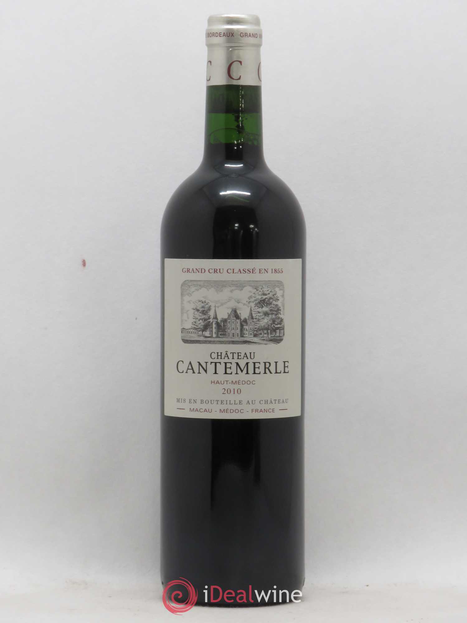Château Cantemerle 5ème Grand Cru Classé 2010 - Lot de 1 bouteille - 0