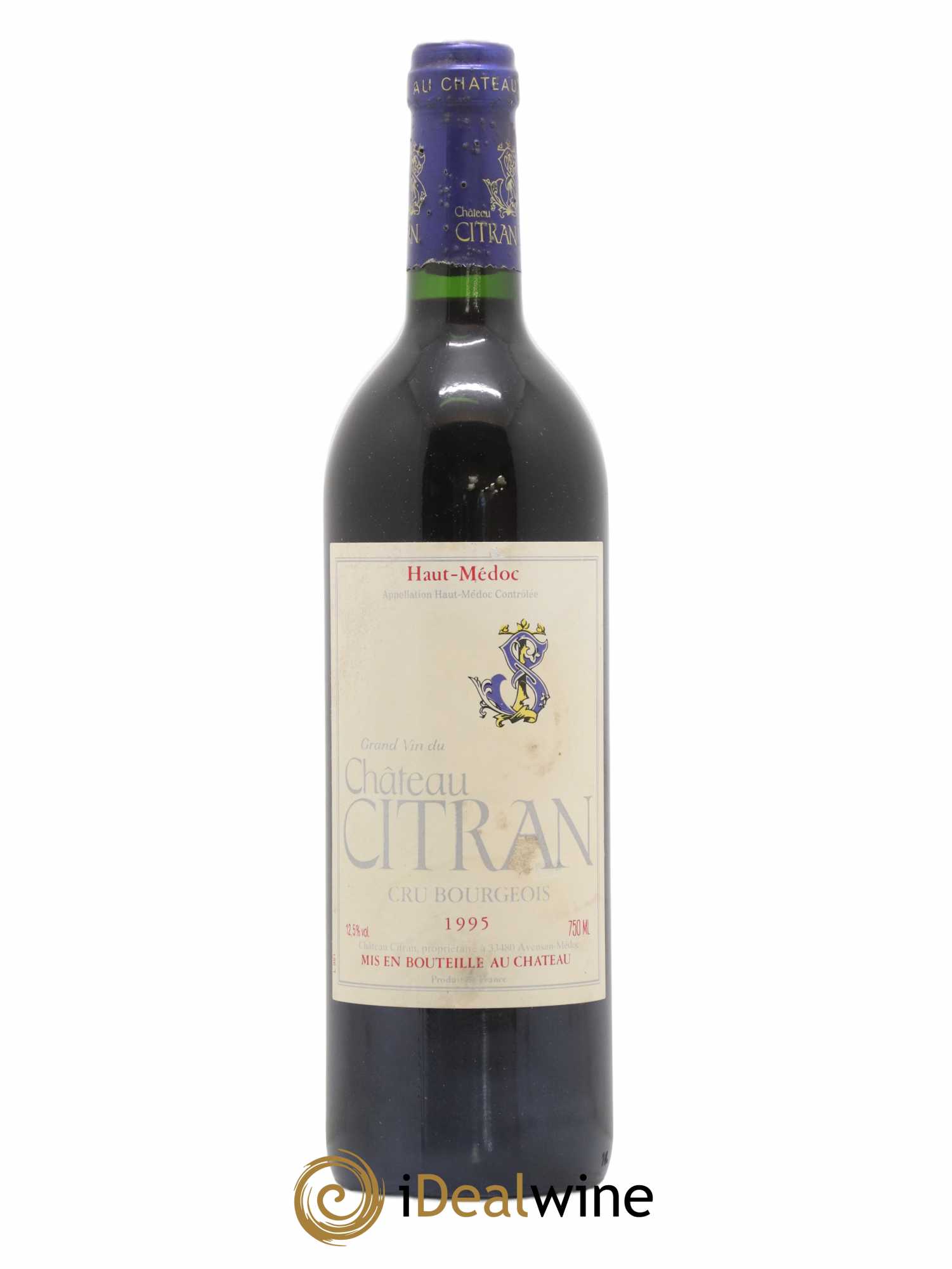 Château Citran Cru Bourgeois 1995 - Lot de 1 bouteille - 0