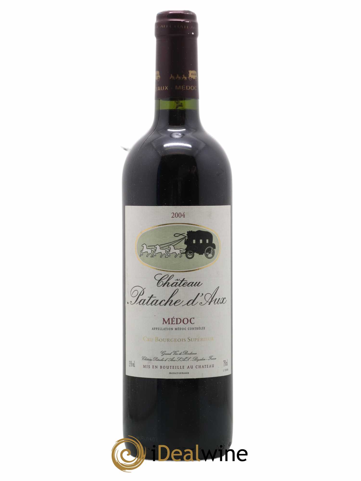 Château Patache d'Aux Cru Bourgeois 2004 - Lot de 1 bouteille - 0
