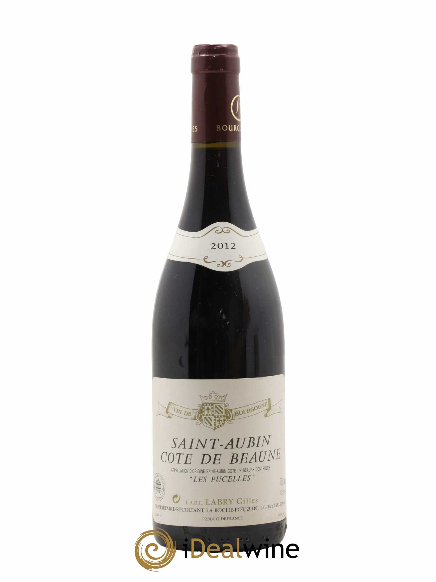 Saint-Aubin Cote De Beaune Les Pucelles Domaine Labry 2012 - Lot de 1 bouteille - 0