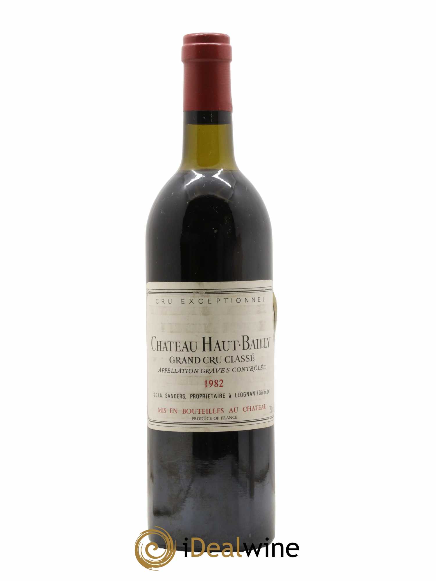 Château Haut-Bailly Cru Classé de Graves 1982 - Lot de 1 bouteille - 0