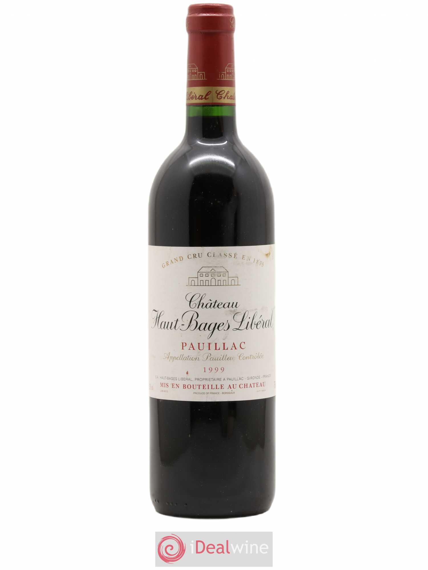 Château Haut Bages Libéral 5ème Grand Cru Classé 1999 - Lot de 1 bouteille - 0