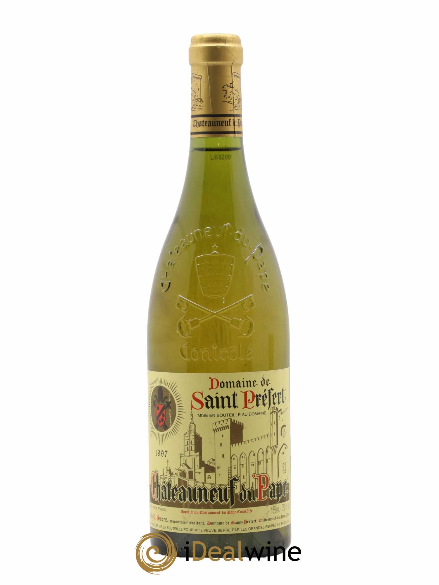 Châteauneuf-du-Pape Domaine de Saint Préfert 1997 - Lot de 1 bouteille - 0