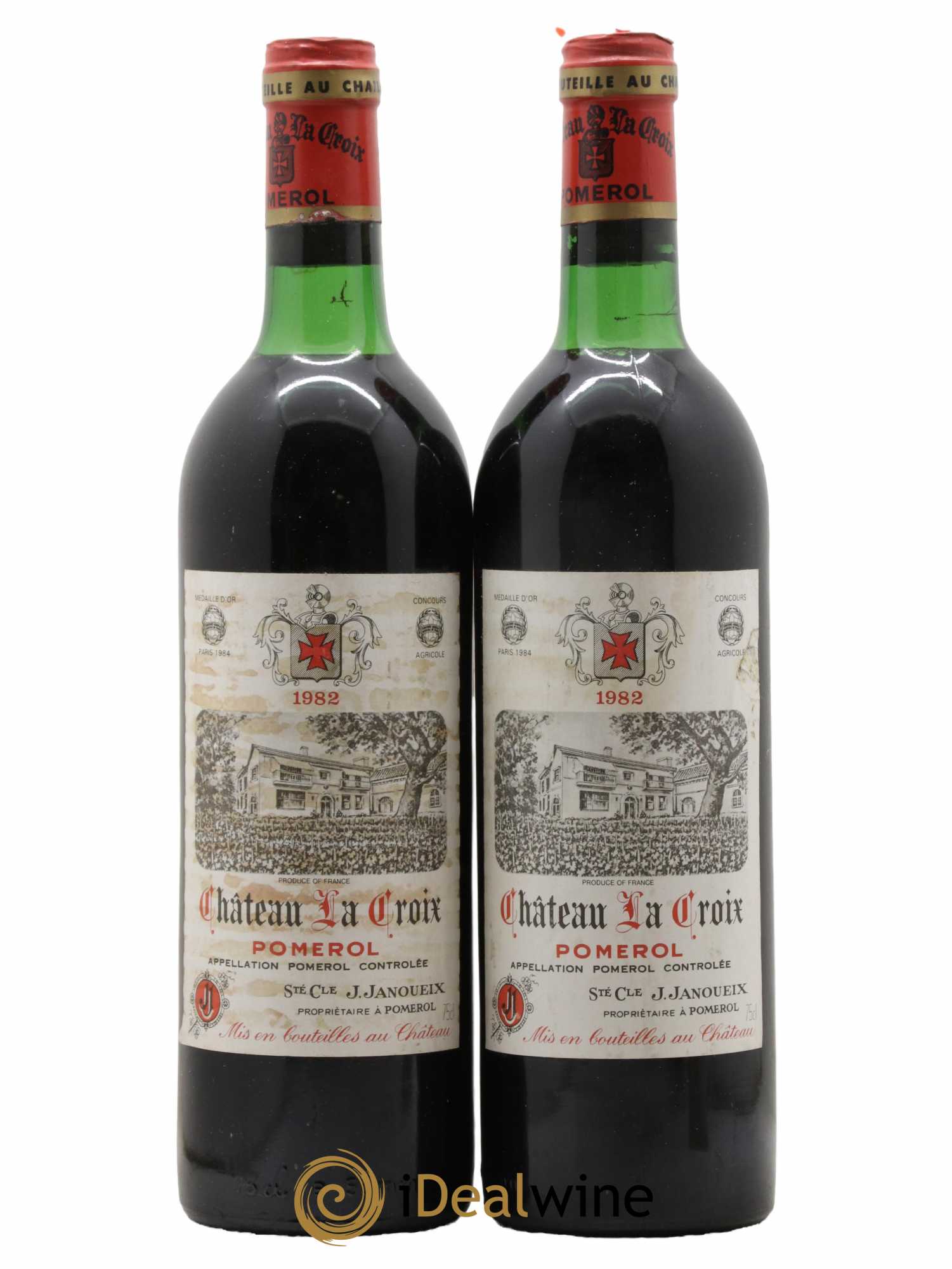 Château la Croix 1982 - Lot de 2 bouteilles - 0
