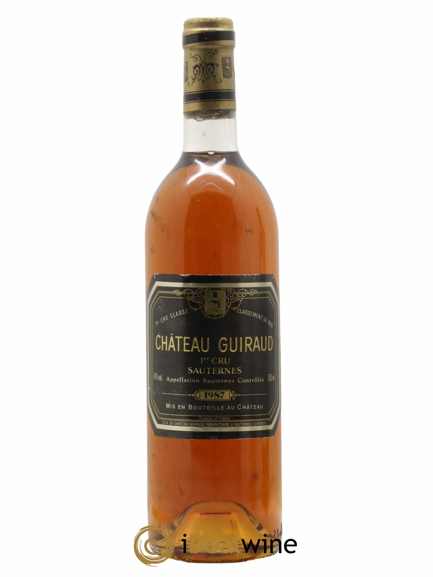 Château Guiraud 1er Grand Cru Classé 1987 - Lot of 1 bottle - 0