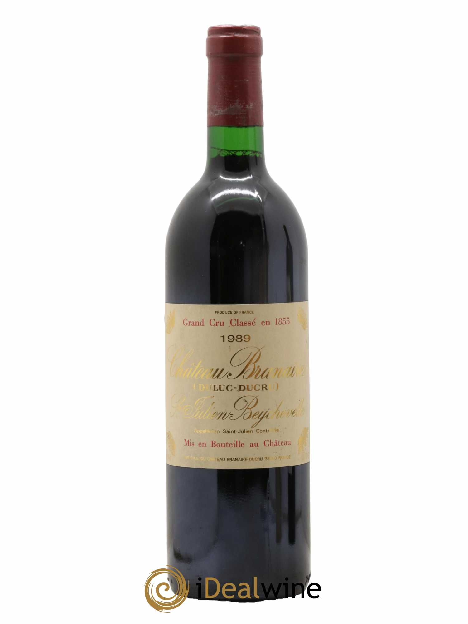 Château Branaire Ducru 4ème Grand Cru Classé 1989 - Lot de 1 bouteille - 0