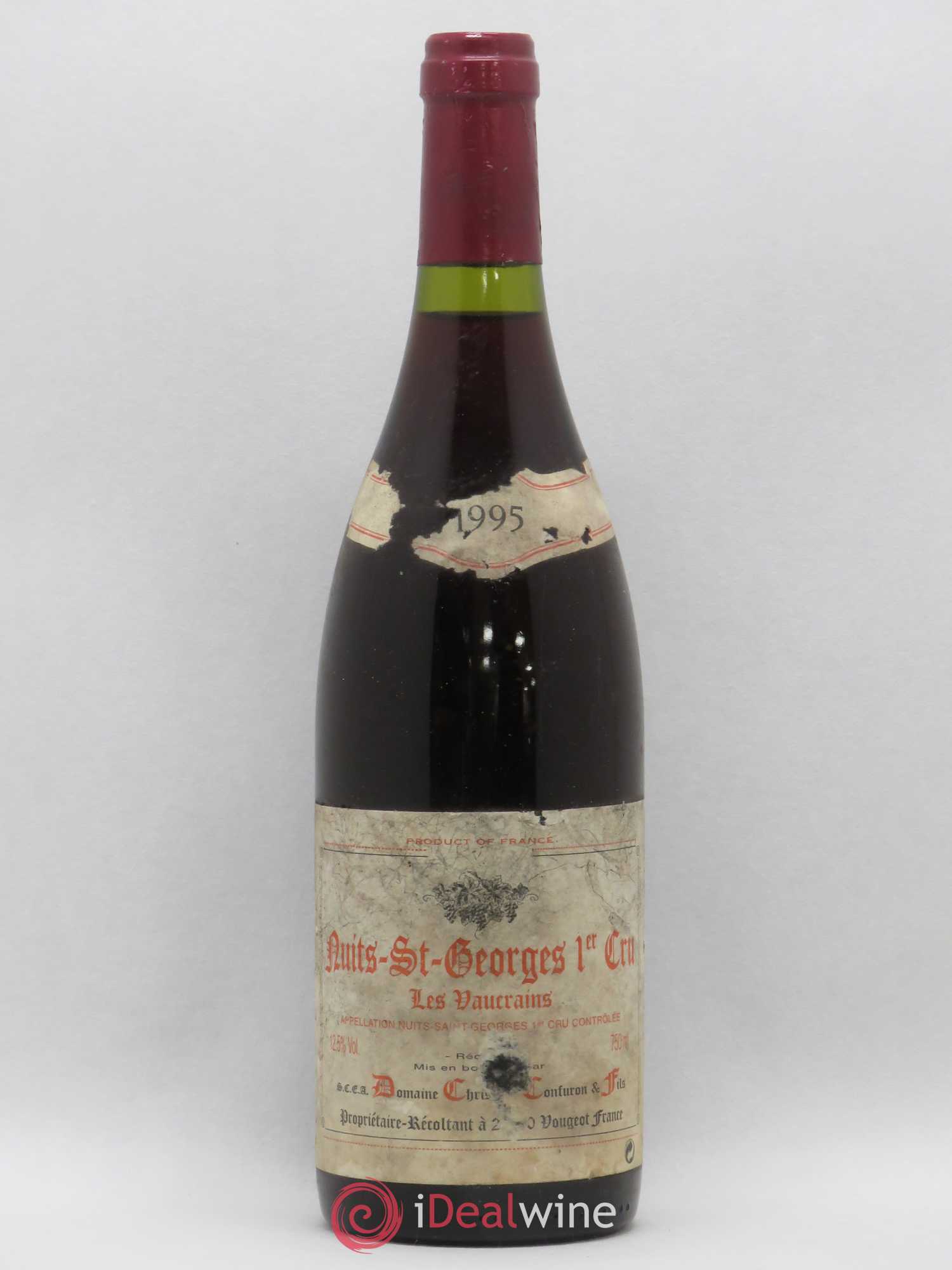 Nuits-Saint-Georges 1er Cru Les Vaucrains Christian Confuron et fils 1995 - Posten von 1 Flasche - 0