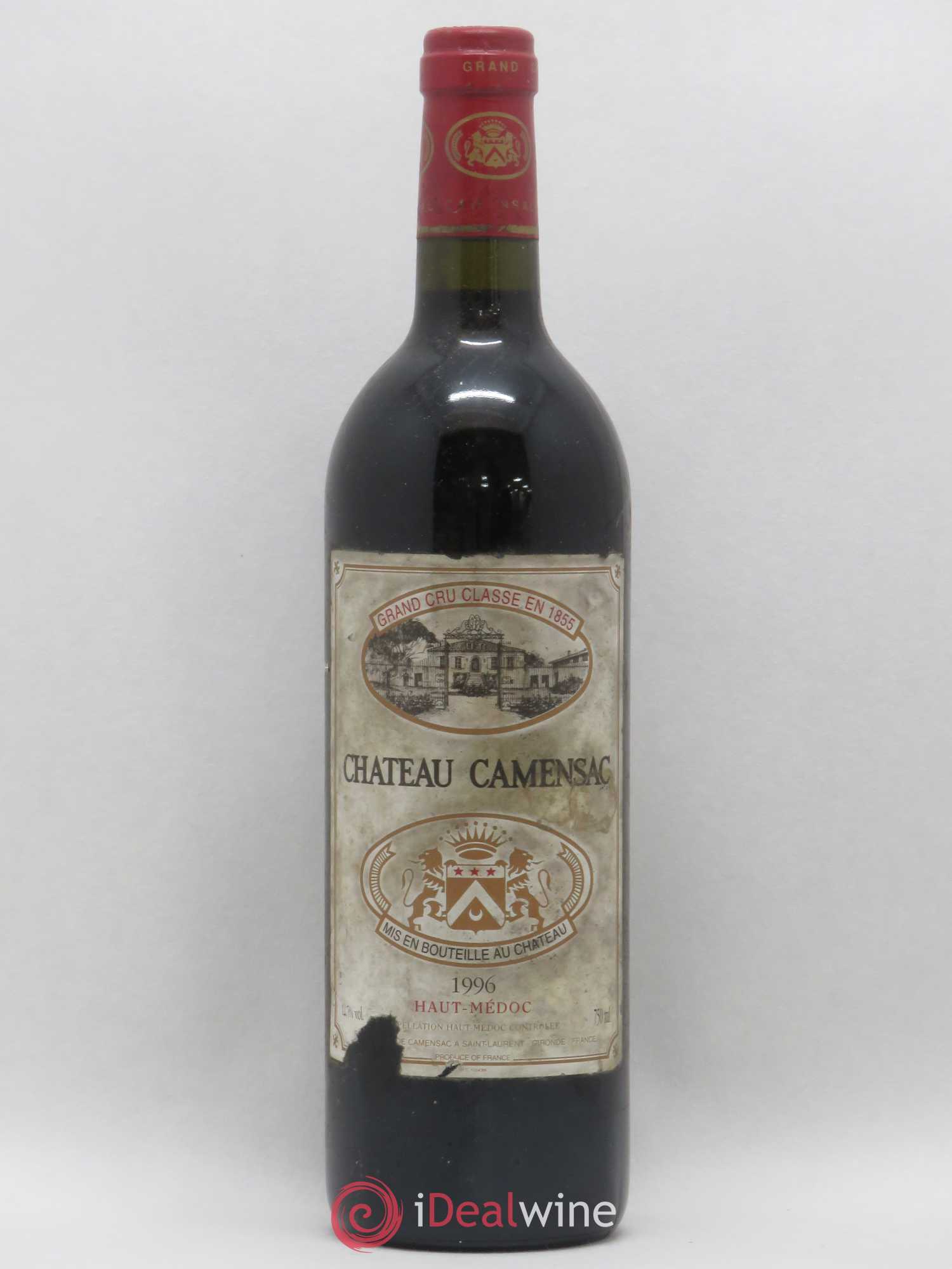 Château Camensac 5ème Grand Cru Classé 1996 - Lot de 1 bouteille - 0