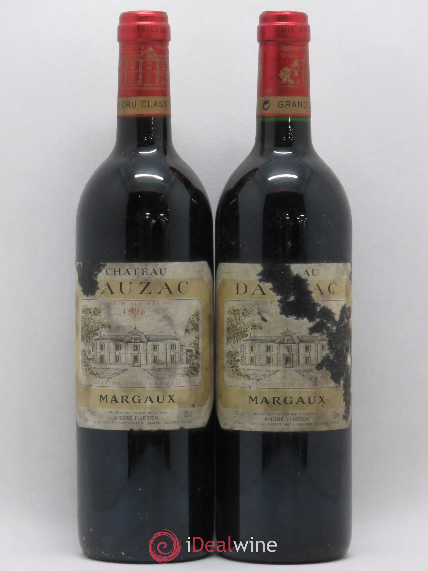 Château Dauzac 5ème Grand Cru Classé 1996 - Lot de 2 bouteilles - 0