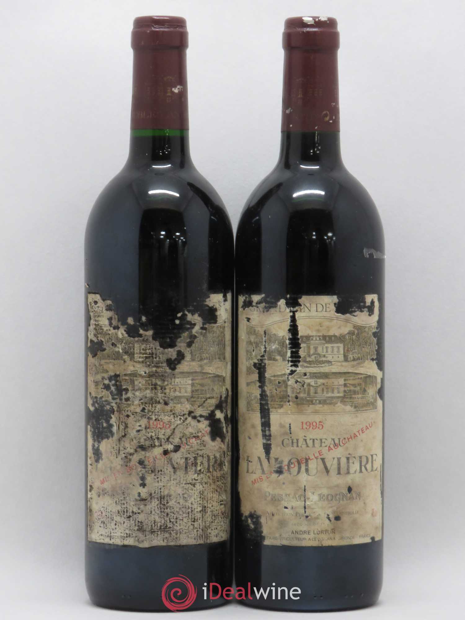 Château la Louvière 1995 - Lot de 2 bouteilles - 0