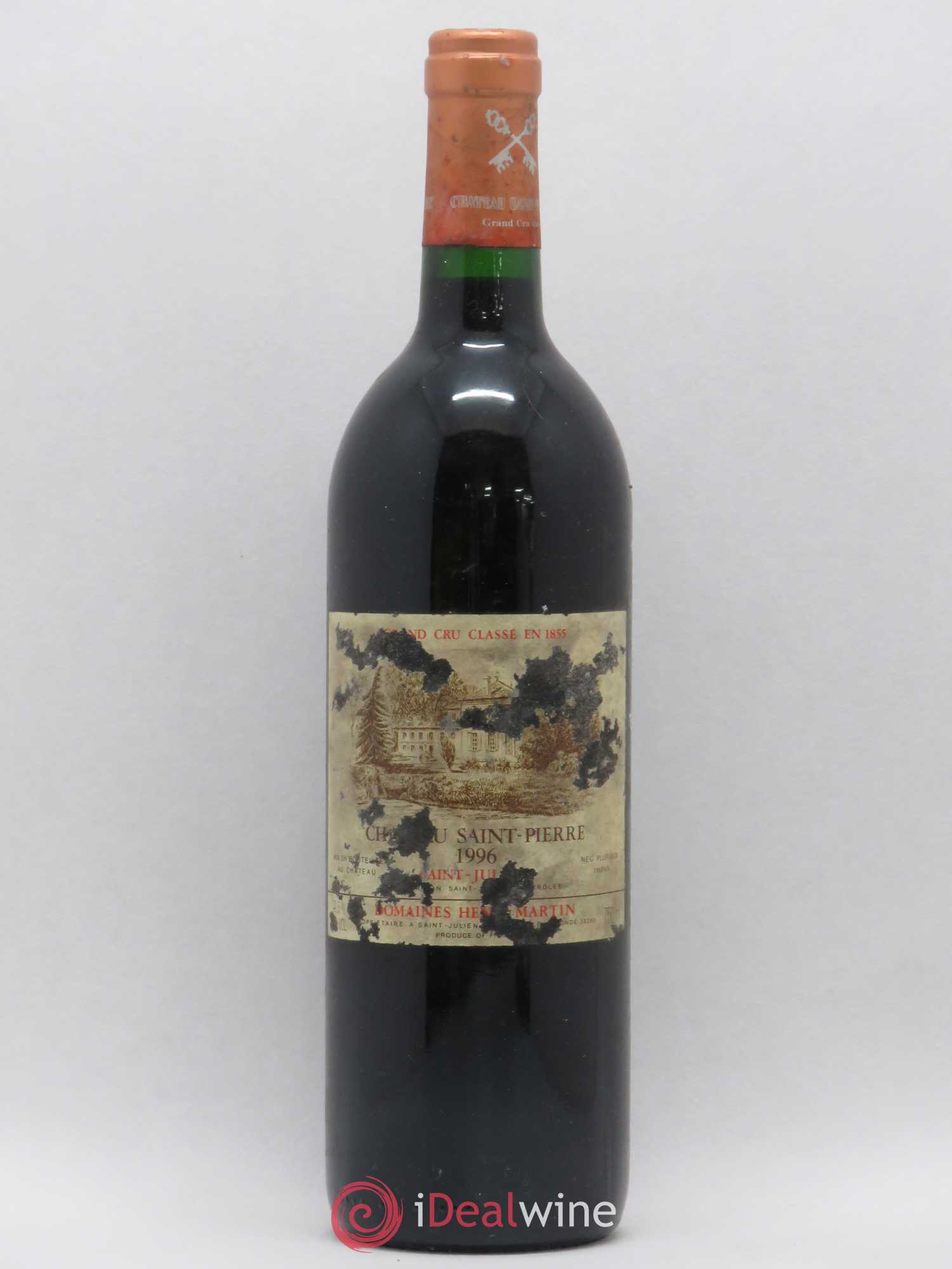 Château Saint-Pierre 4ème Grand Cru Classé 1996 - Lot de 1 bouteille - 0