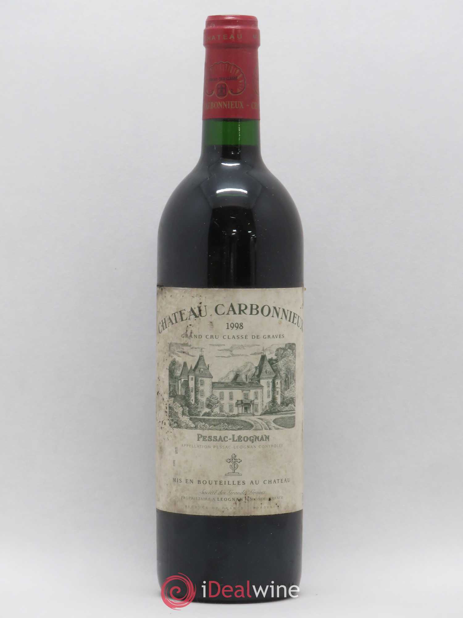 Château Carbonnieux Cru Classé de Graves 1998 - Lot de 1 bouteille - 0