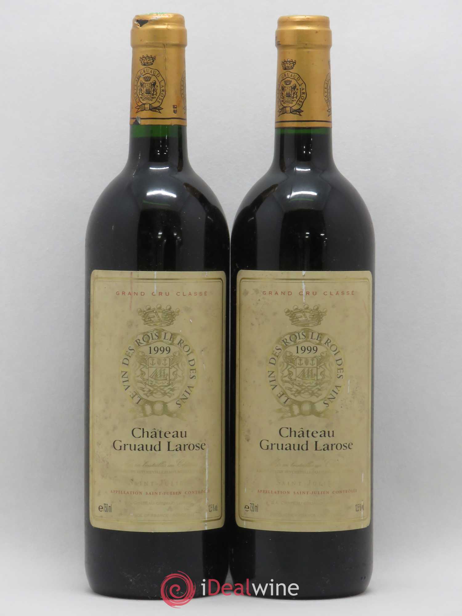 Château Gruaud Larose 2ème Grand Cru Classé 1999 - Lot de 2 bouteilles - 0