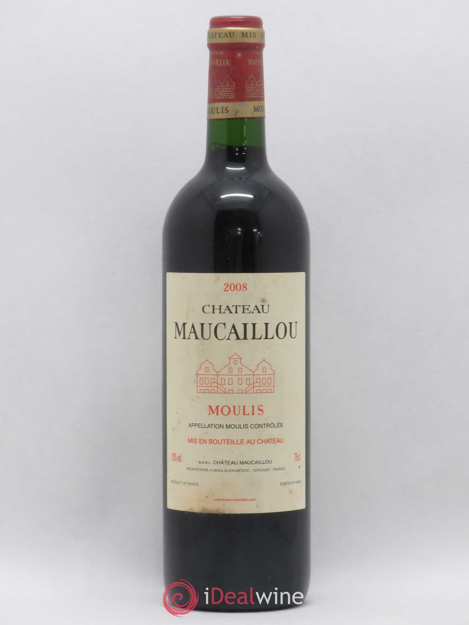 Château Maucaillou 2008 - Lot de 1 bouteille - 0