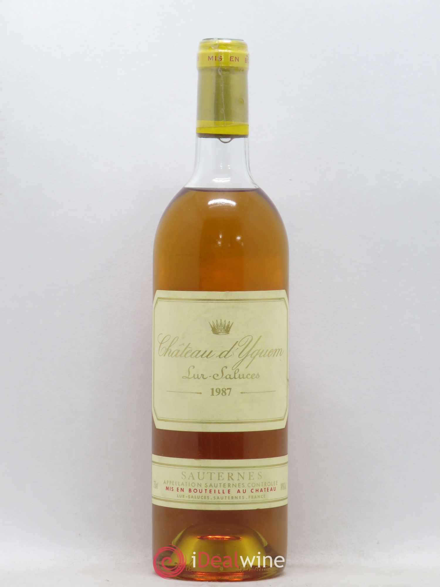 Château d' Yquem 1er Cru Classé Supérieur 1987 - Lotto di 1 bottiglia - 0