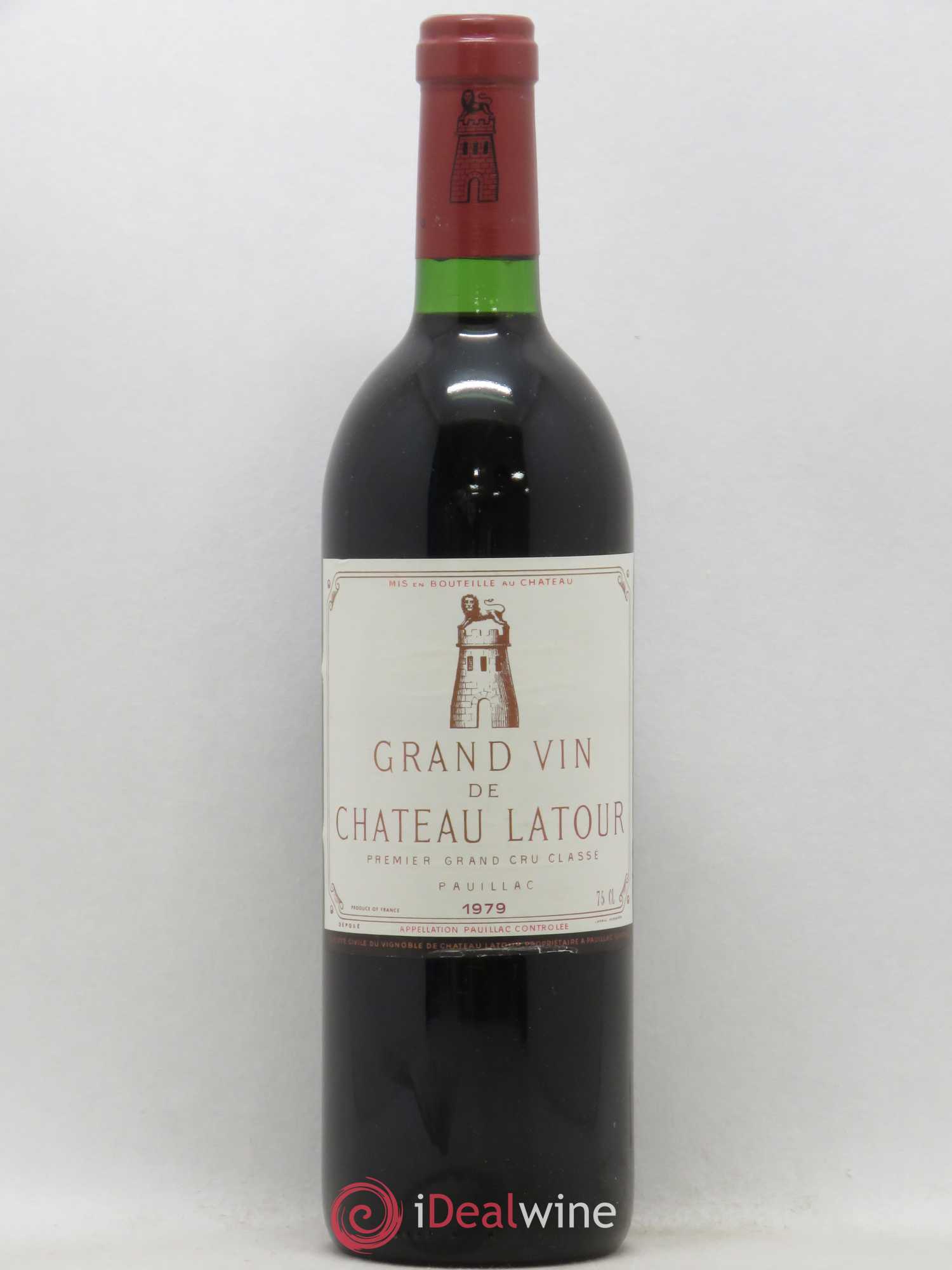 Château Latour 1er Grand Cru Classé 1979 - Lot de 1 bouteille - 0
