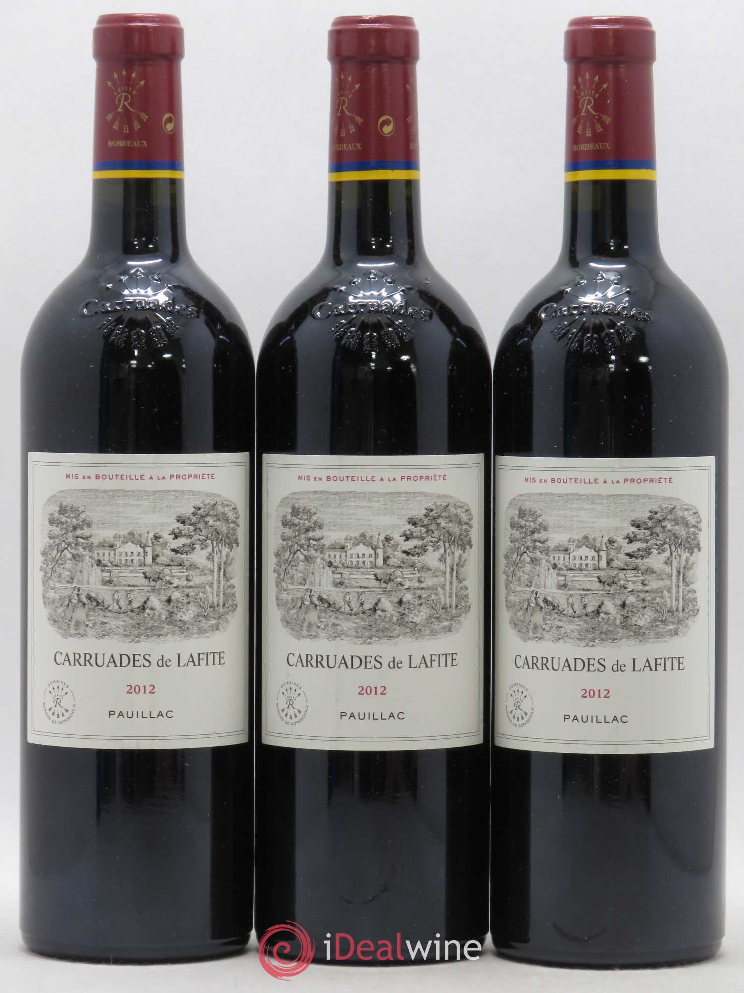 Carruades de Lafite Rothschild Second Vin 2012 - Lot de 6 bouteilles - 1