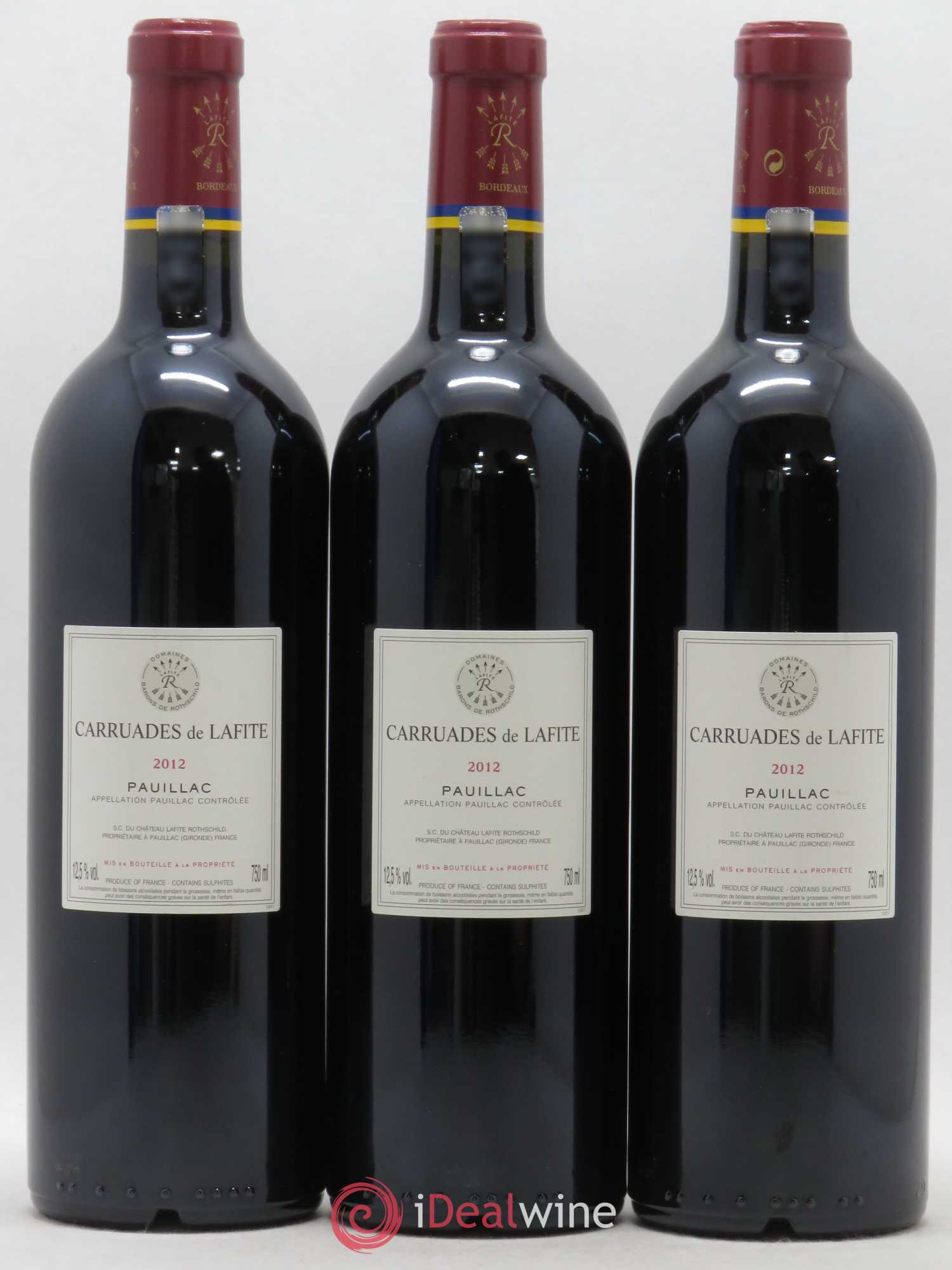 Carruades de Lafite Rothschild Second Vin 2012 - Lot de 6 bouteilles - 2