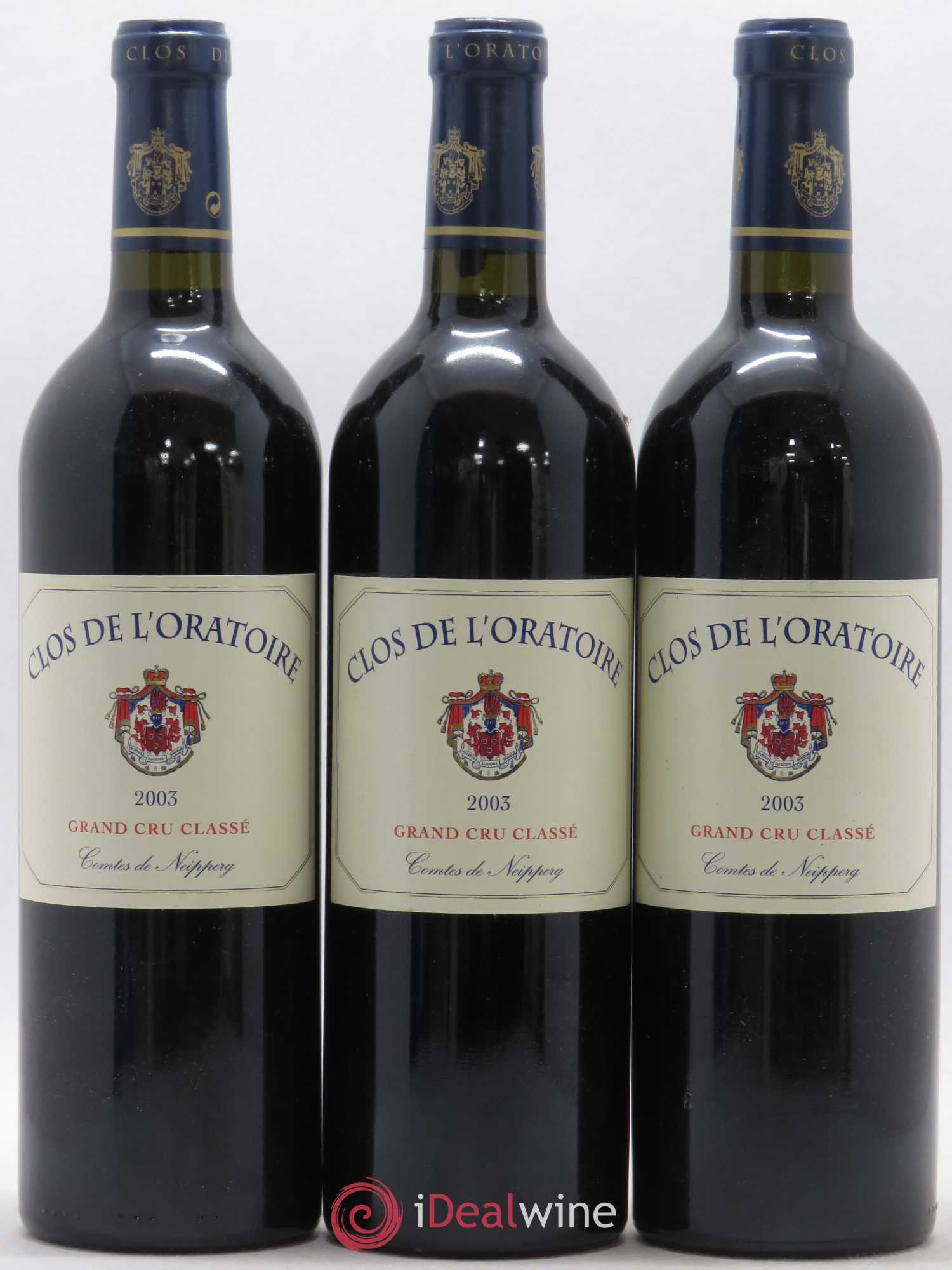 Clos de l'Oratoire Grand Cru Classé 2003 - Lot de 12 bouteilles - 2