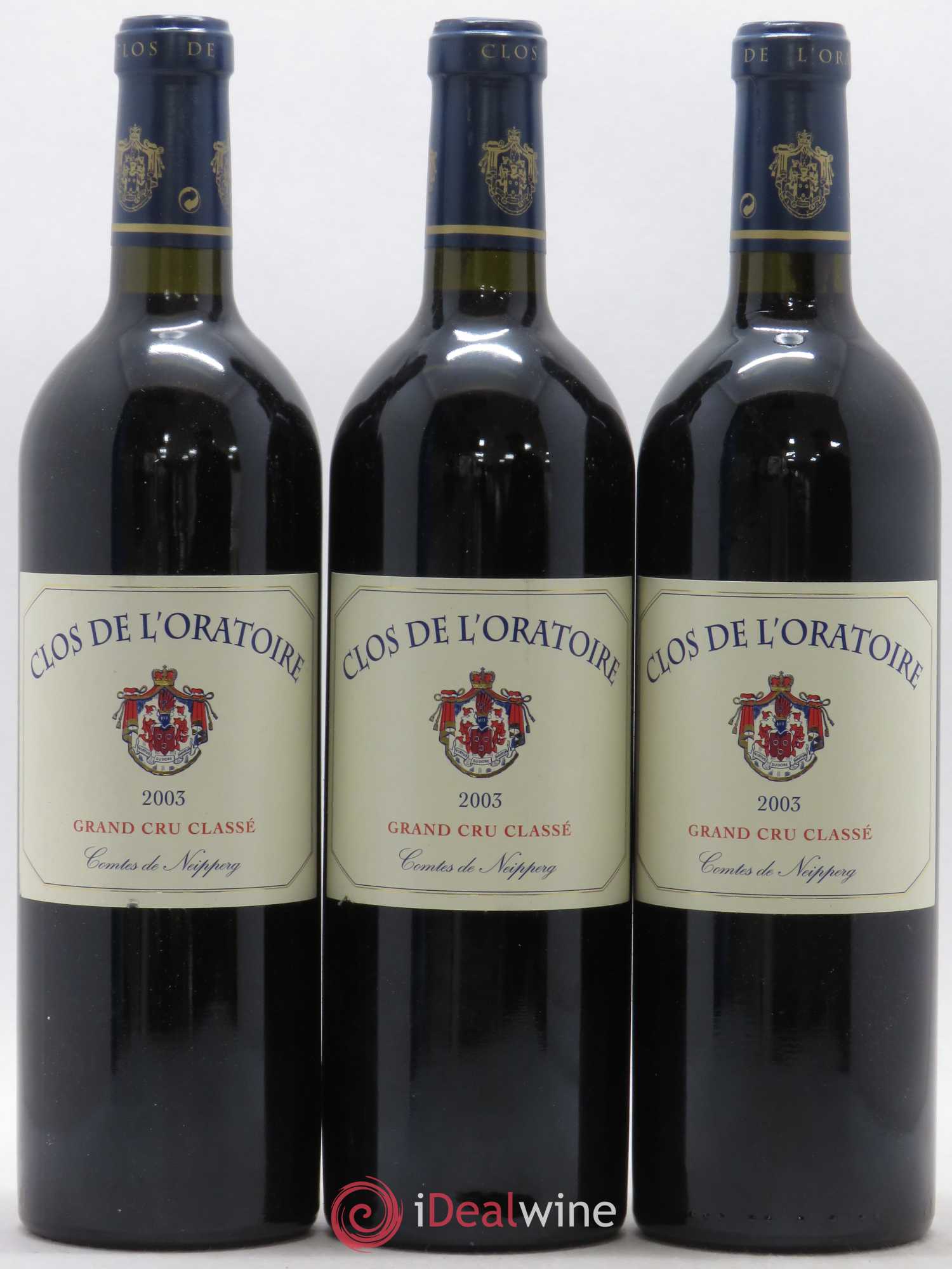 Clos de l'Oratoire Grand Cru Classé 2003 - Lot de 12 bouteilles - 3
