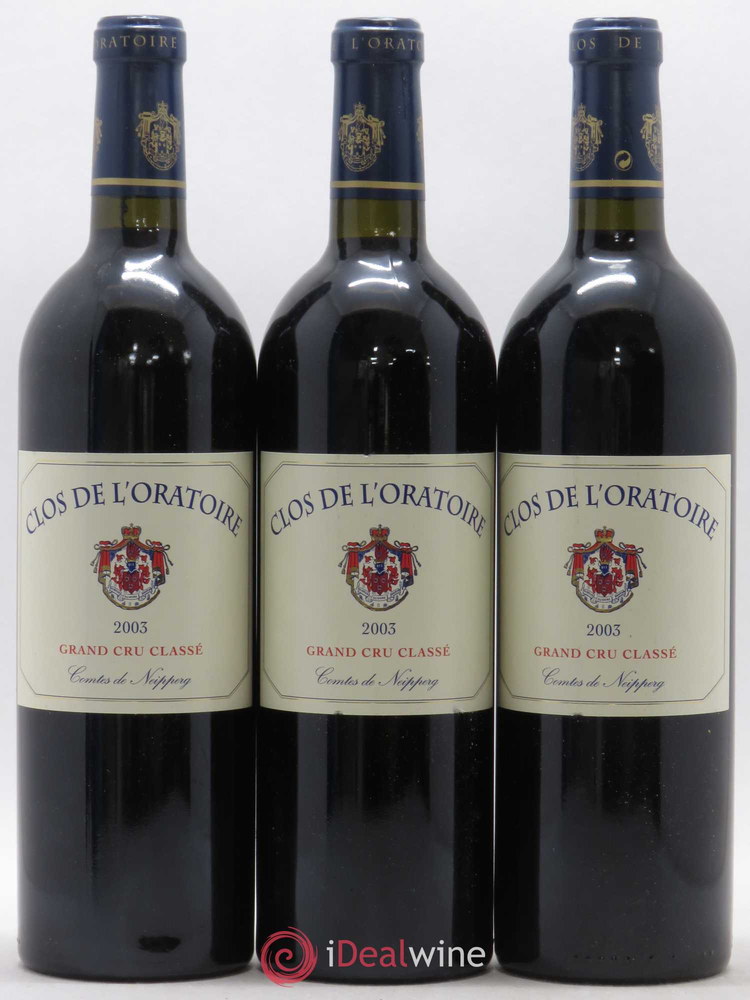 Clos de l'Oratoire Grand Cru Classé 2003 - Lot de 12 bouteilles - 4