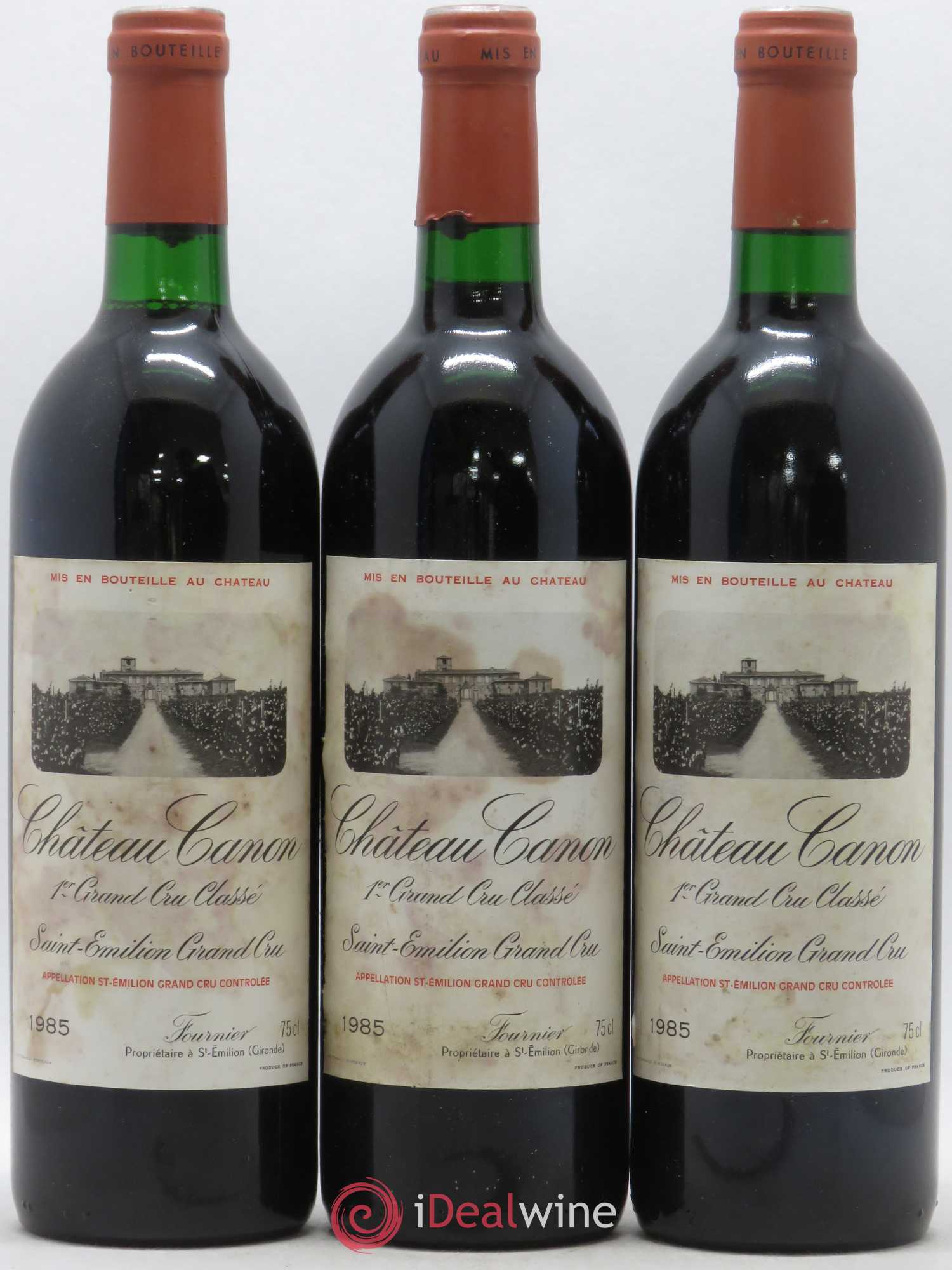 Château Canon 1er Grand Cru Classé B 1985 - Lot de 6 bouteilles - 1
