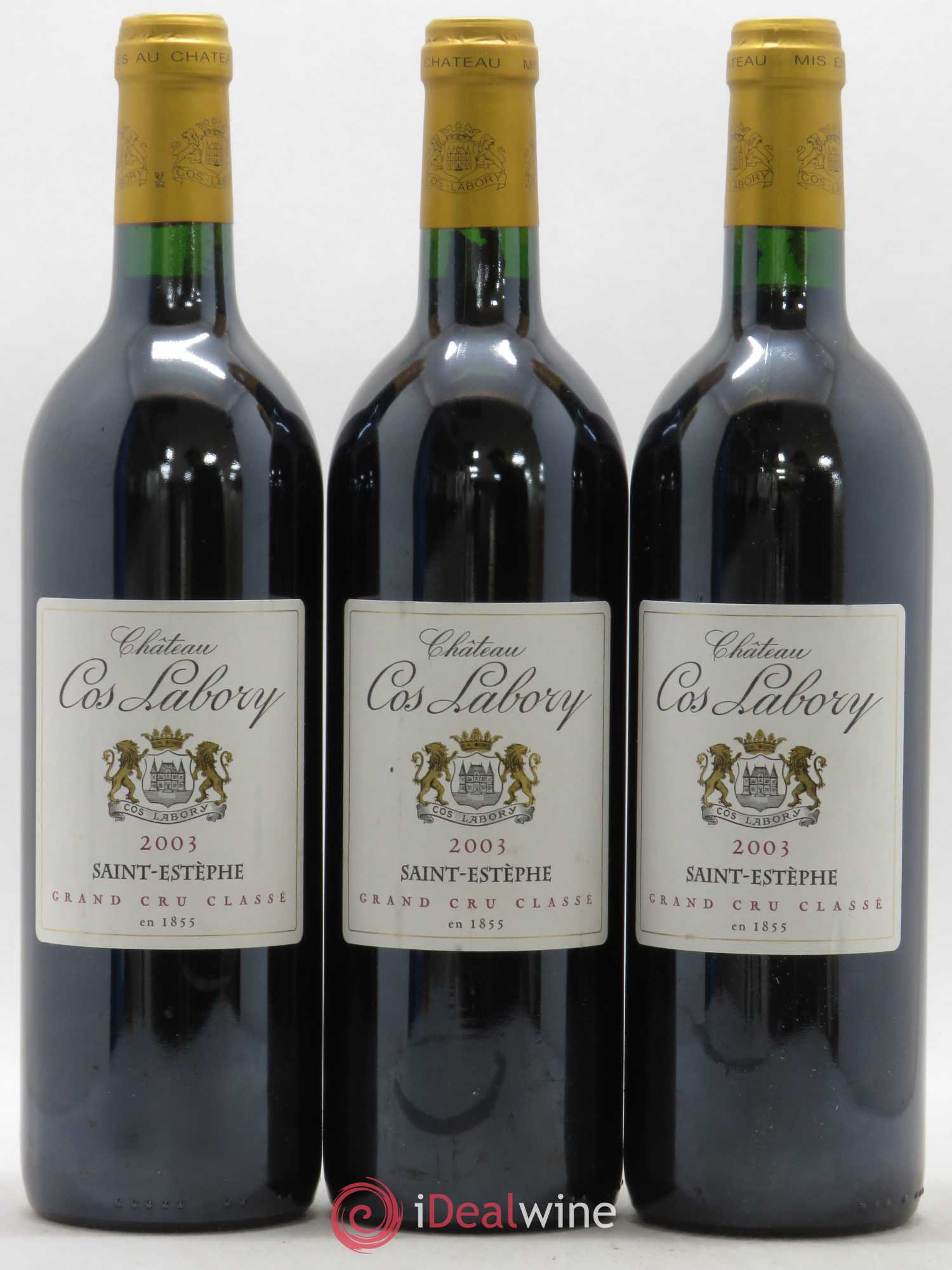Château Cos Labory 5ème Grand Cru Classé 2003 - Lot de 12 bouteilles - 1