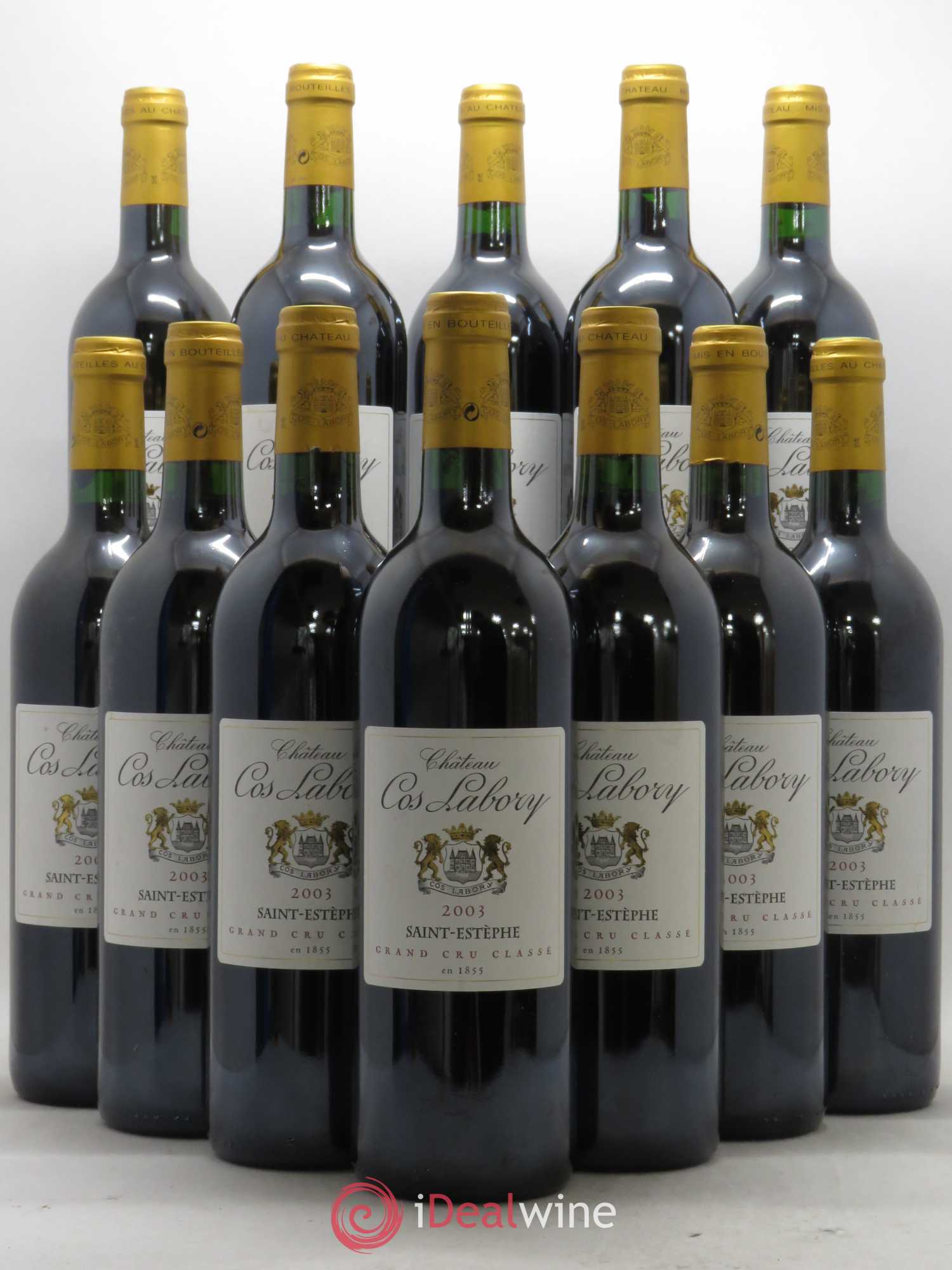 Château Cos Labory 5ème Grand Cru Classé 2003 - Lot de 12 bouteilles - 0