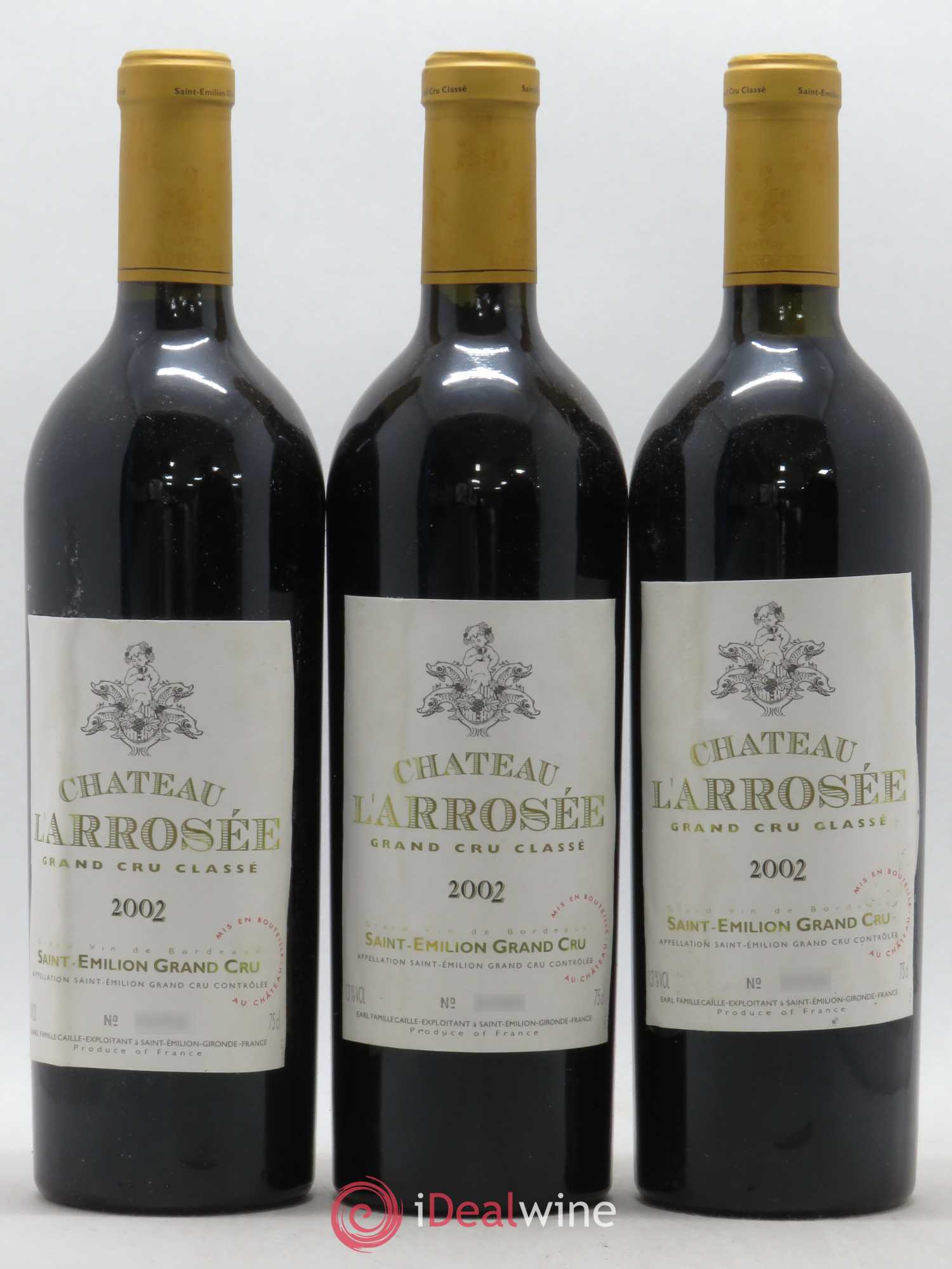 Château l' Arrosée Grand Cru Classé 2002 - Lot de 6 bouteilles - 2