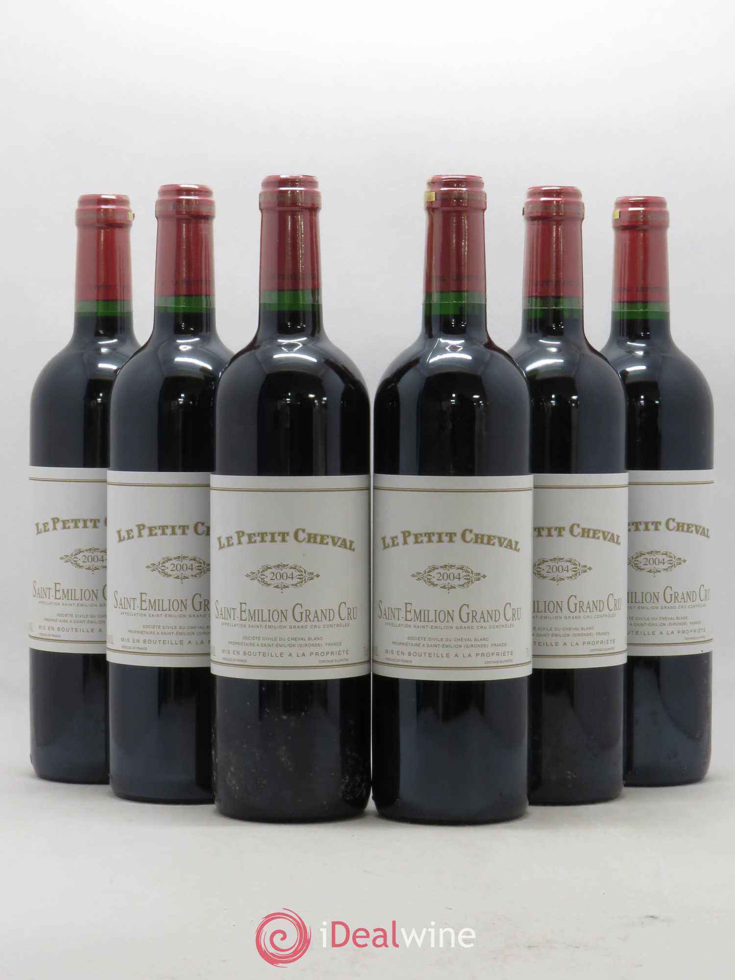 Le Petit Cheval Second Vin 2004 - Lot de 6 bouteilles - 0